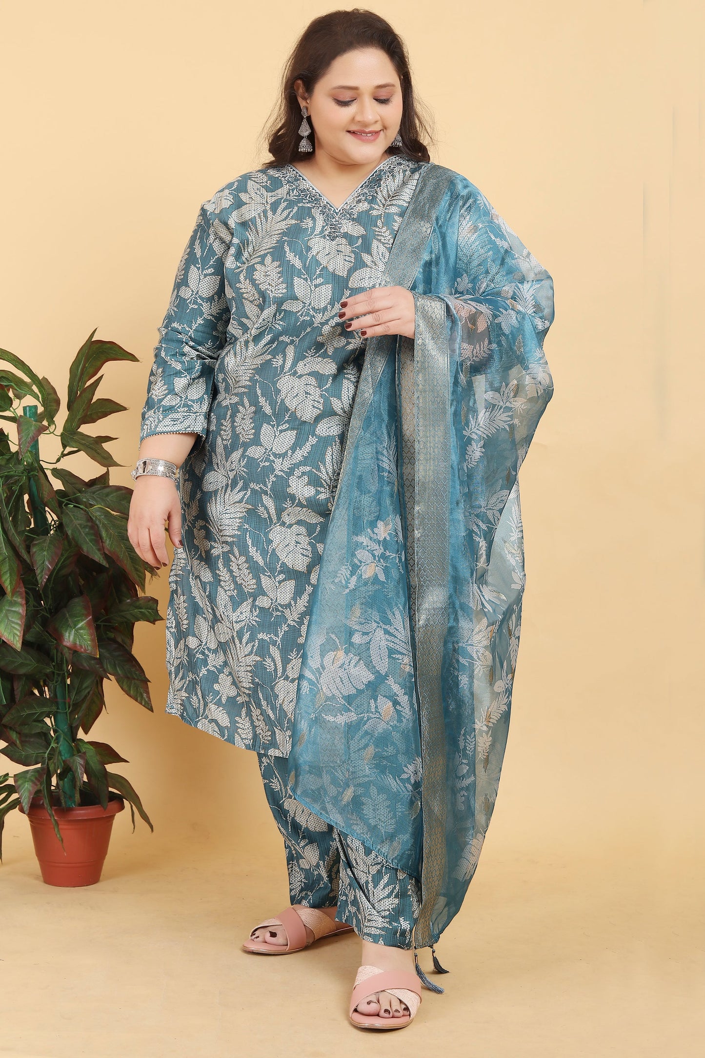 Grey Readymade Viscose Suit-SAR11759_1_SareeButa.com