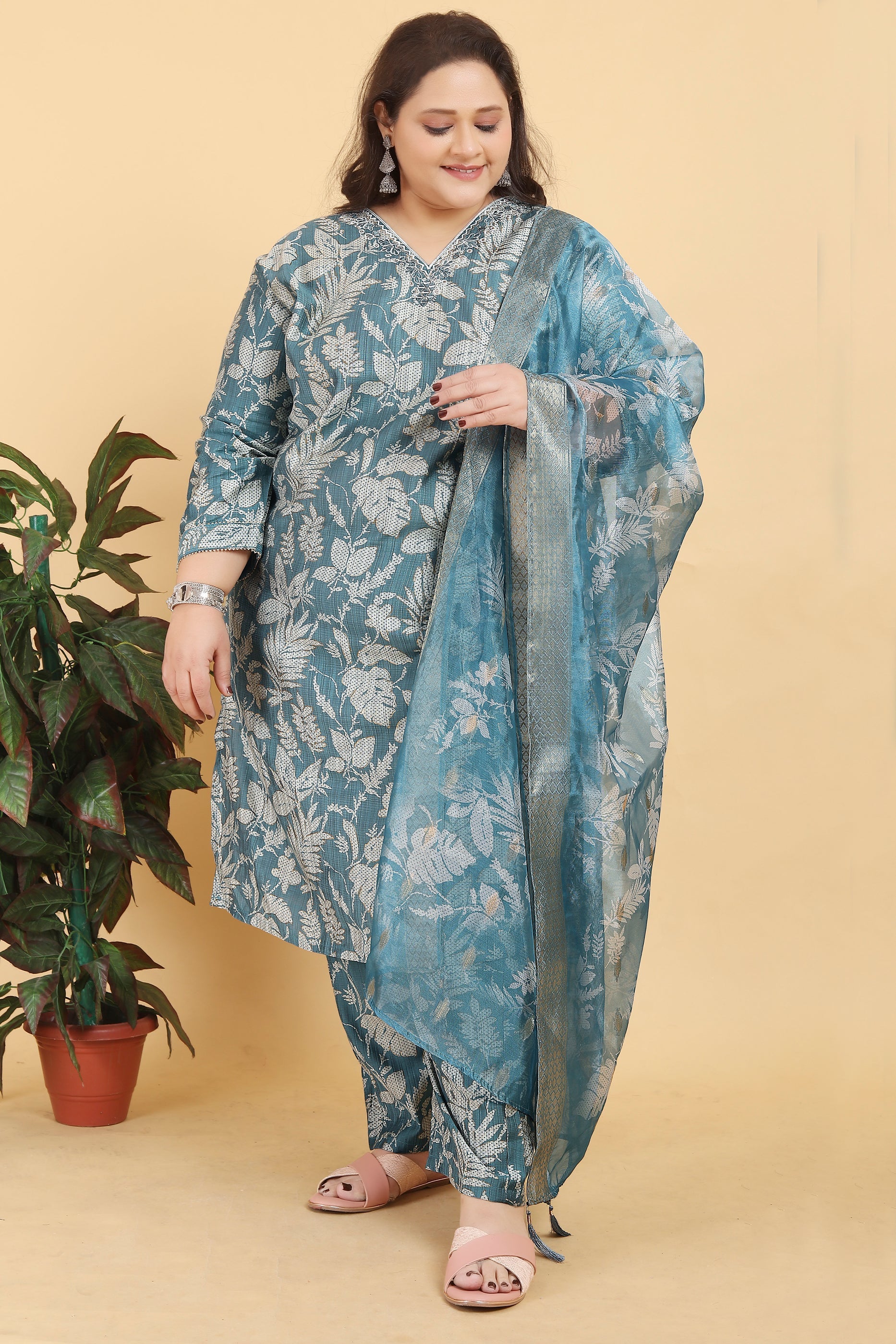 Grey Readymade Viscose Suit-SAR11759_1_SareeButa.com