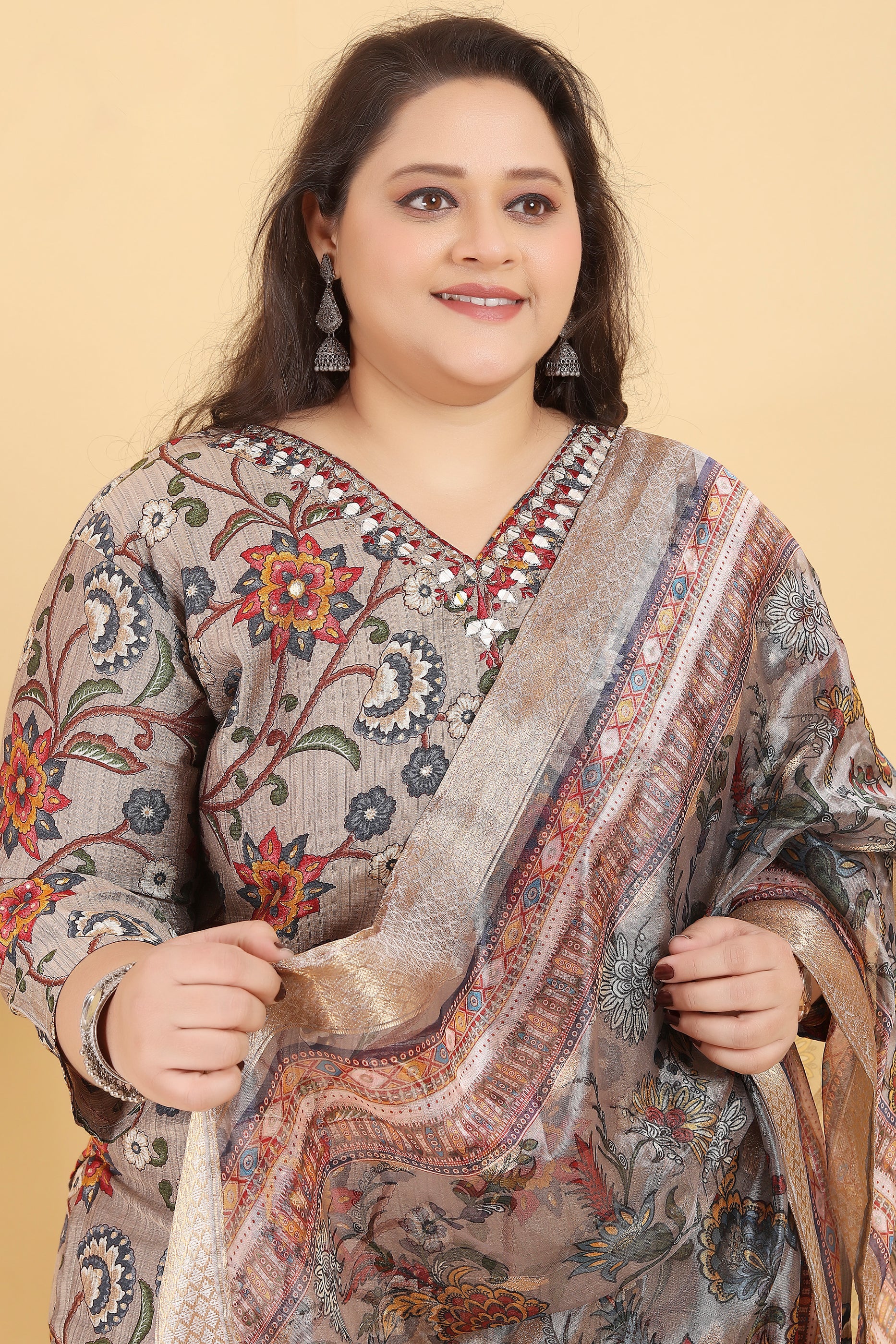 Grey Readymade Viscose Suit-SAR11763_3_SareeButa.com