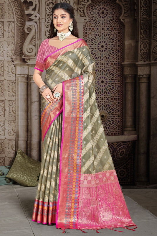 Grey Silk Saree-ZB132967_1_SareeButa.com