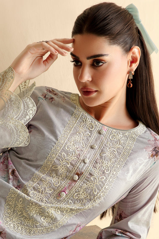 Grey Unstitched Cotton Suit-SS400_2_SareeButa.com