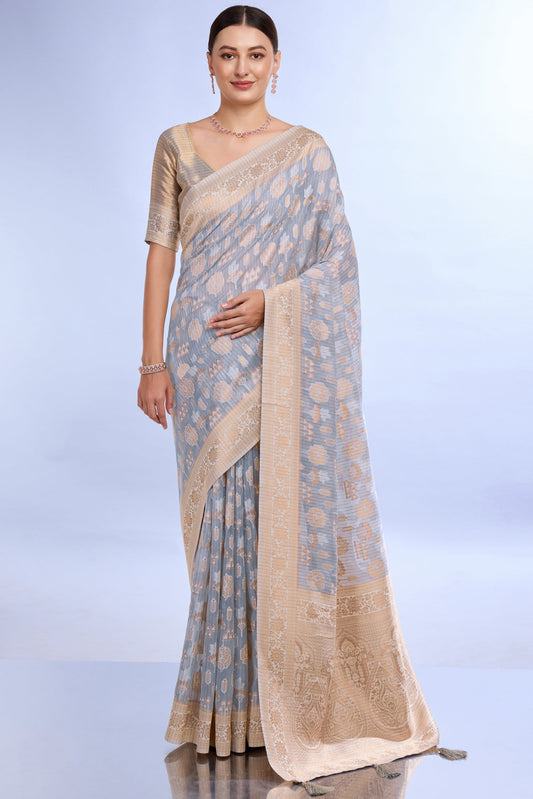 grey-woven-organza-saree-zb132169_1_SareeButa.com