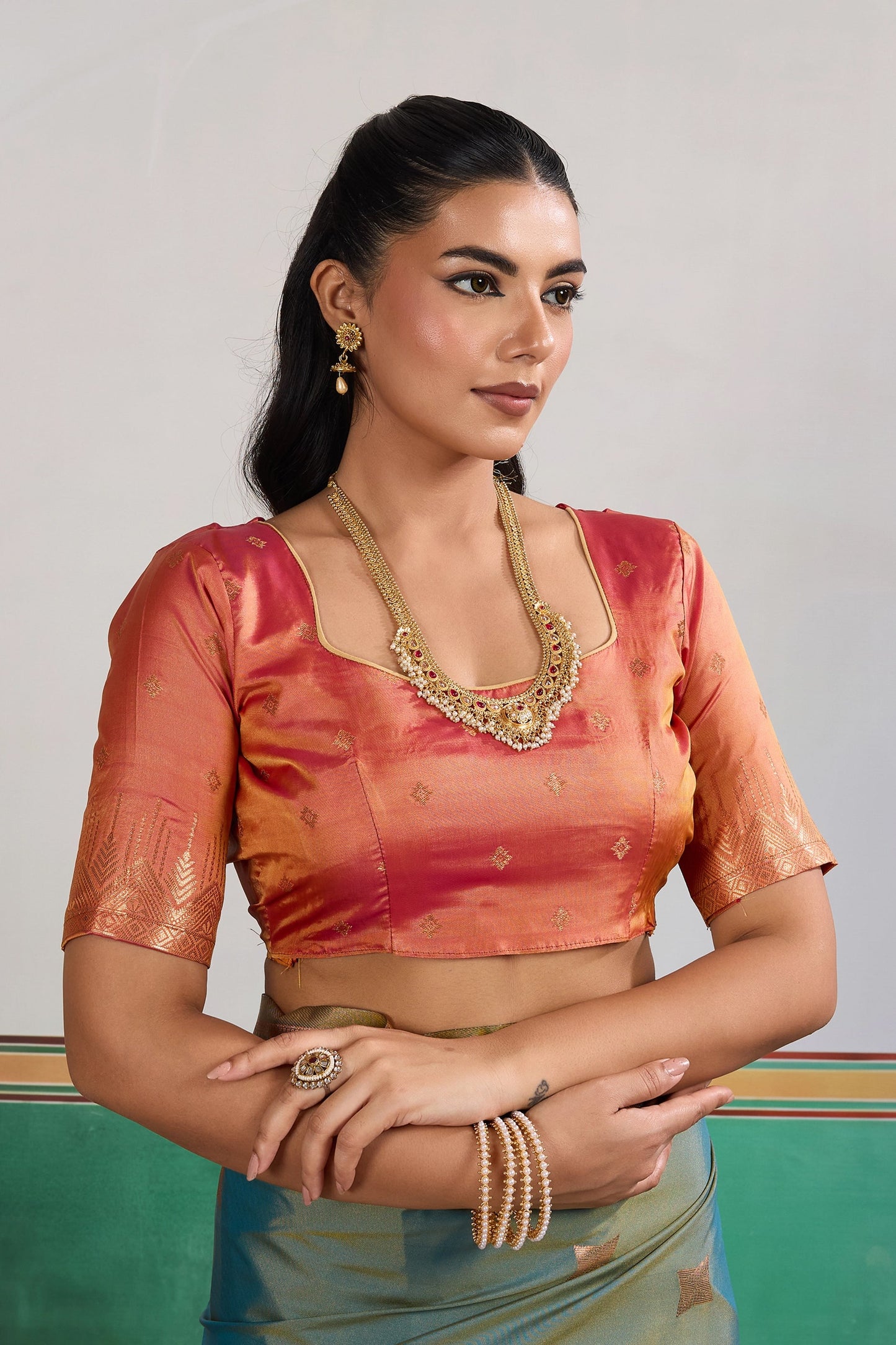 Grey Woven Silk Saree-SAR11468_4_SareeButa.com