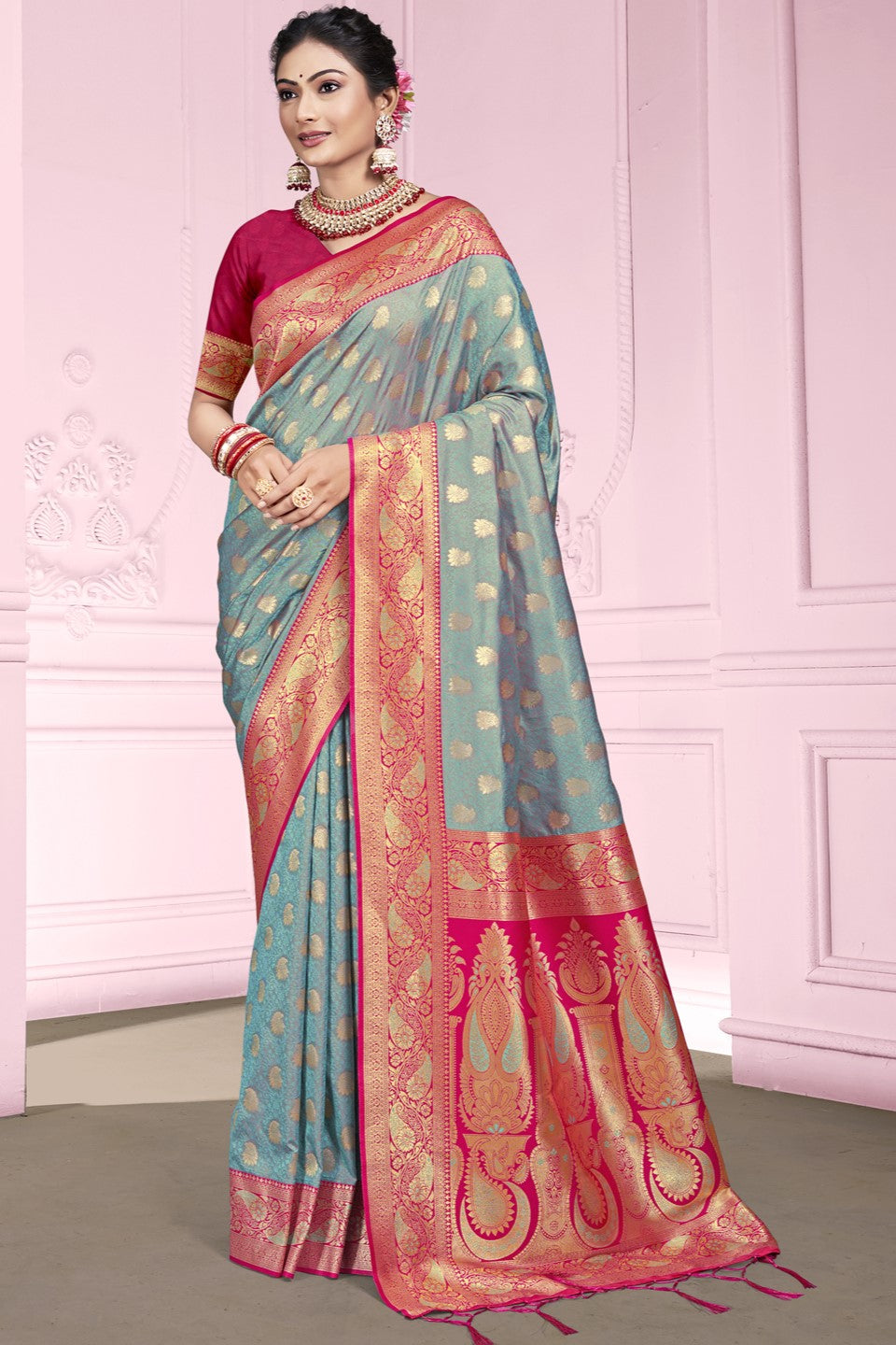 grey-woven-silk-saree-zb132933_1_SareeButa.com