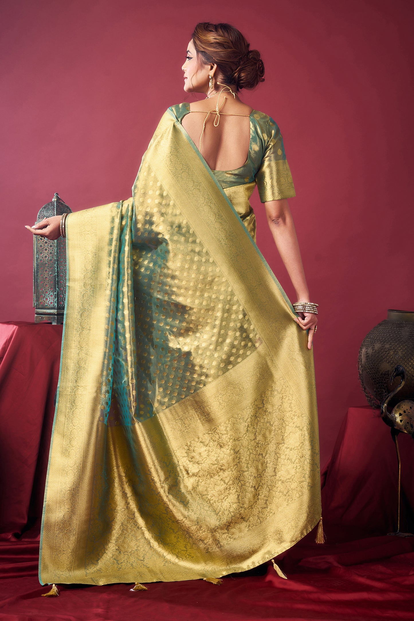 Grey Woven Tissue Silk Saree-SAR12611_5_SareeButa.com