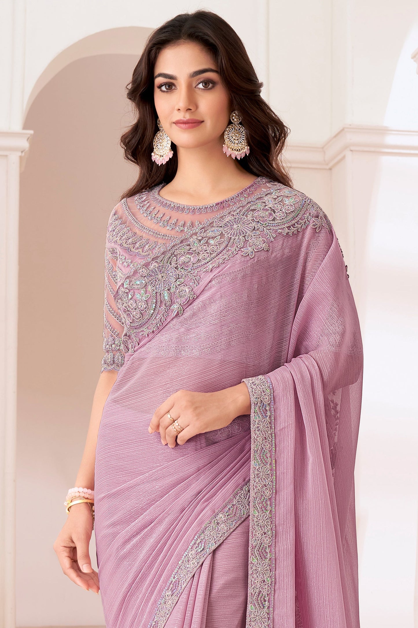 lavendar-embroidered-chiffon-saree-zb132160_3_SareeButa.com