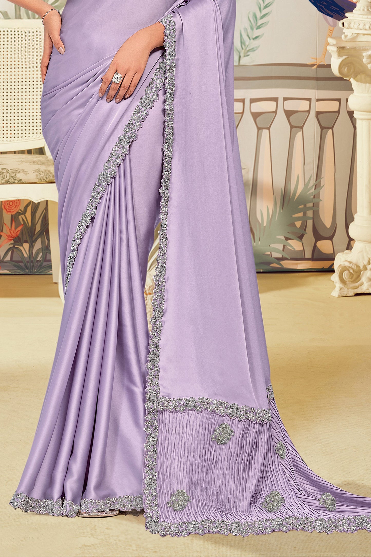 Lavender Crepe Satin Silk Saree-SAR10478_3_SareeButa.com