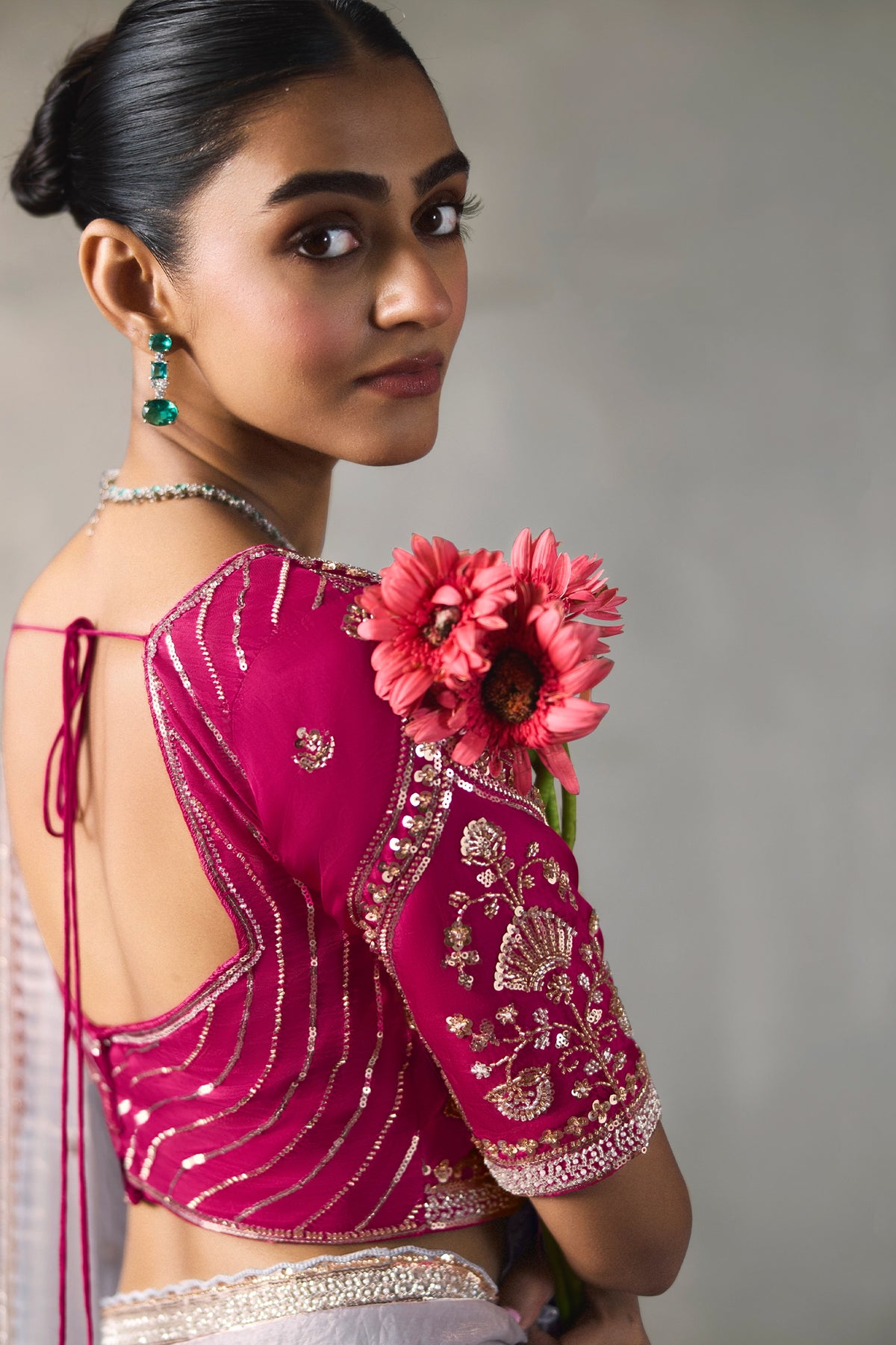 Lavender Embroidered Silk Saree-SAR13410_3_SareeButa.com