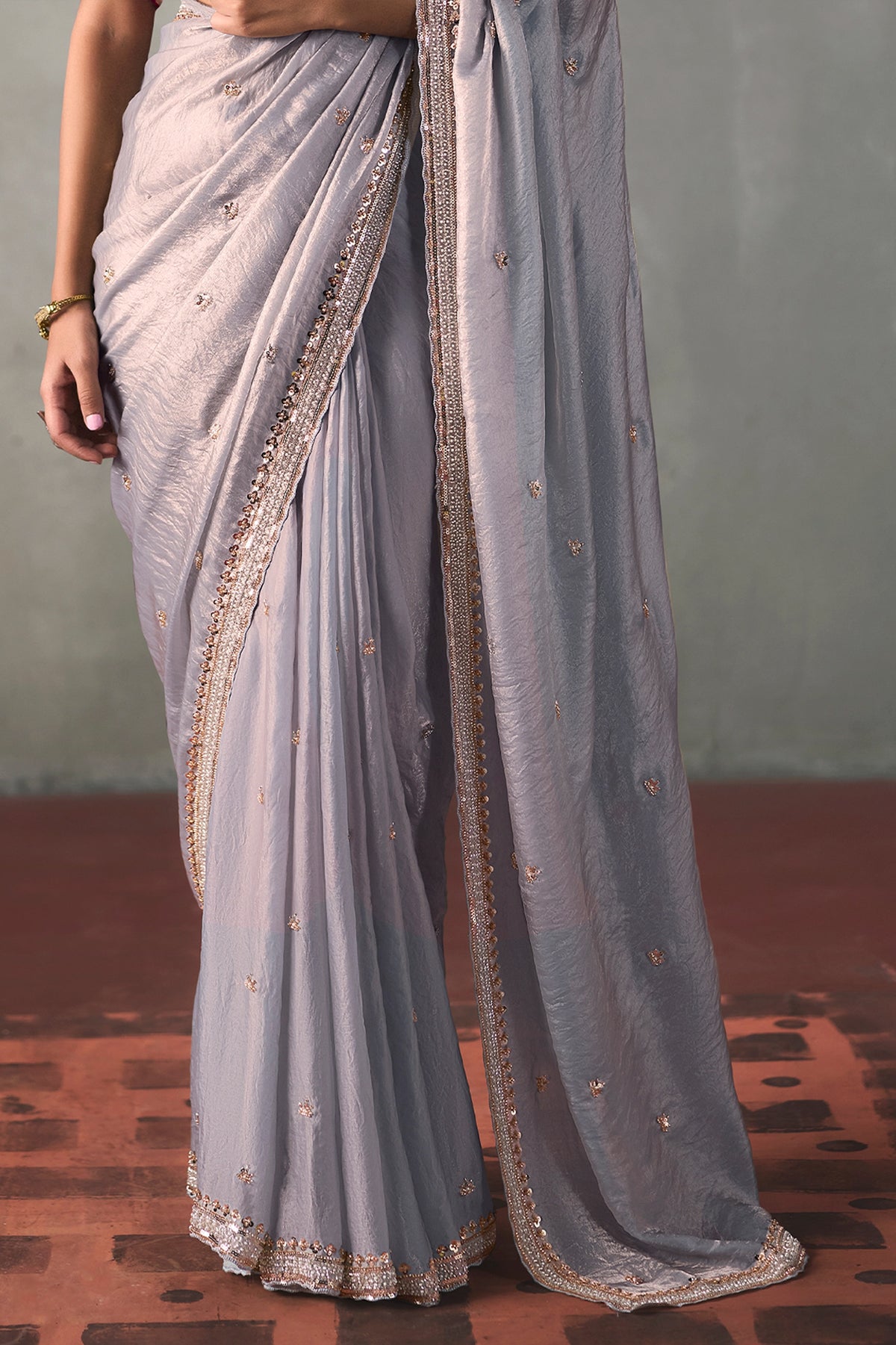 Lavender Embroidered Silk Saree-SAR13410_5_SareeButa.com