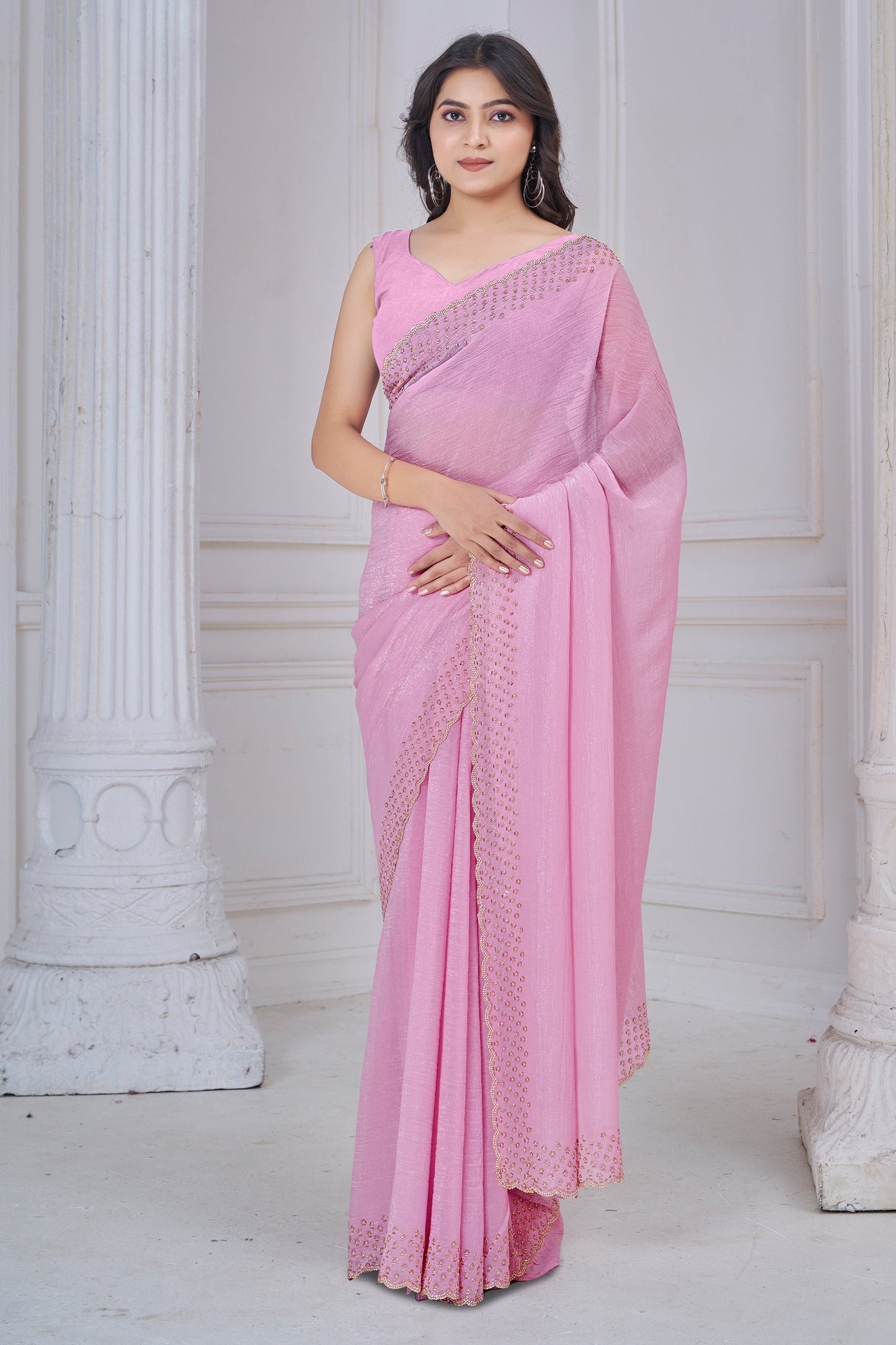 Lavender Embroidered Soft Silk Saree-SAR10761_1_SareeButa.com