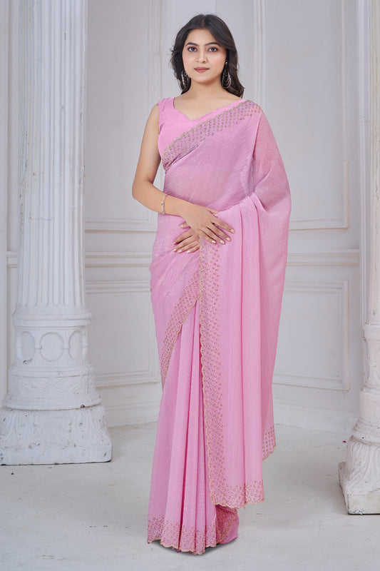 Lavender Embroidered Soft Silk Saree-SAR10761_1_SareeButa.com