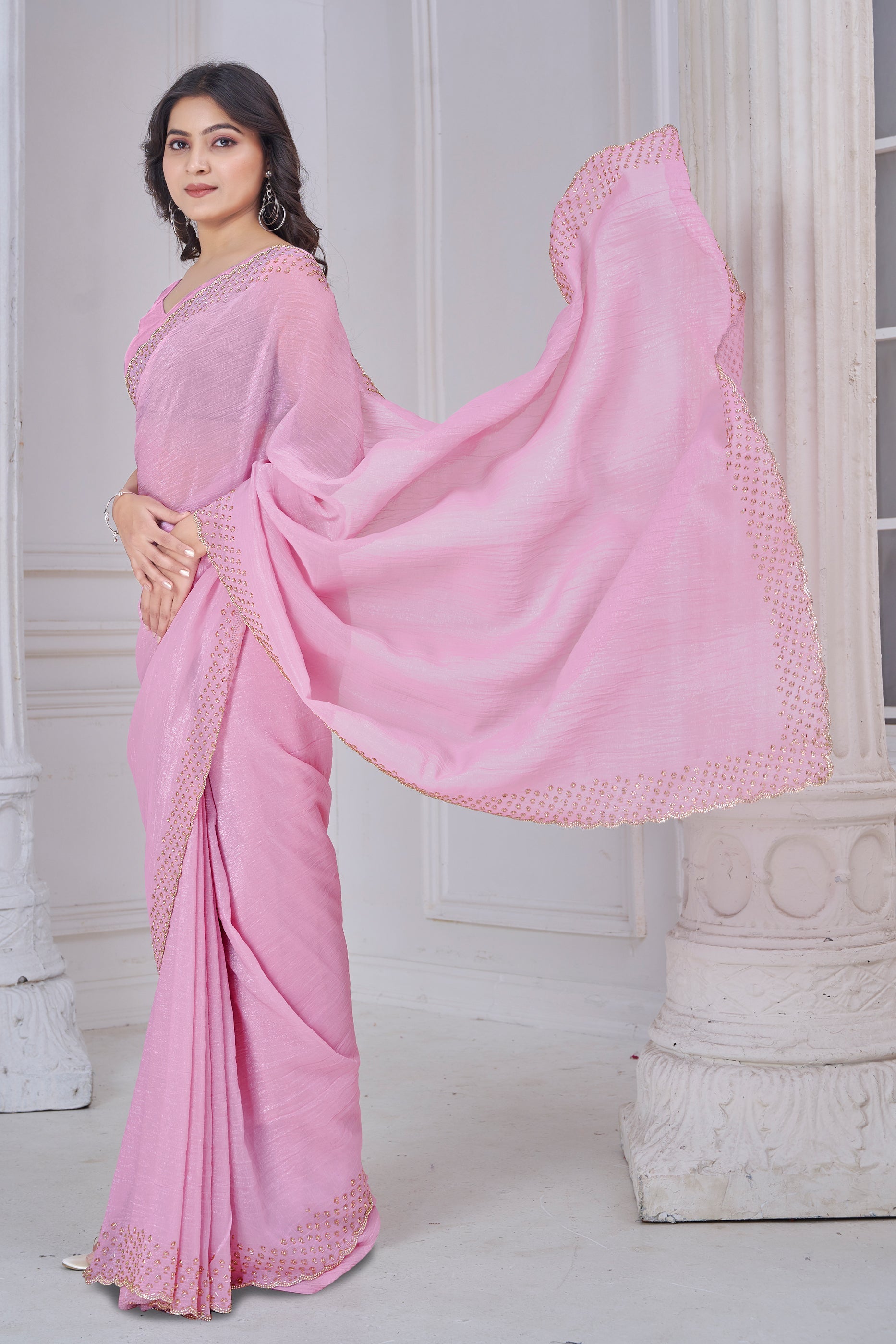 Lavender Embroidered Soft Silk Saree-SAR10761_4_SareeButa.com