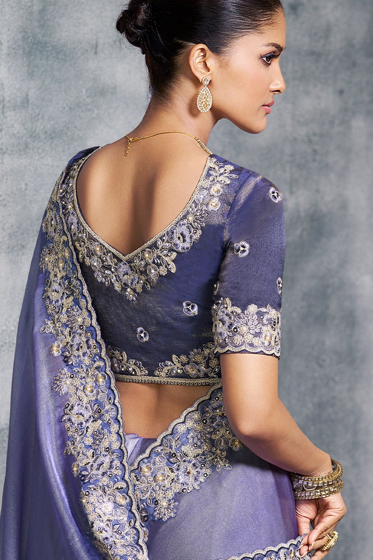 Lavender Embroidered Tissue Silk Saree-SAR10456_3_SareeButa.com