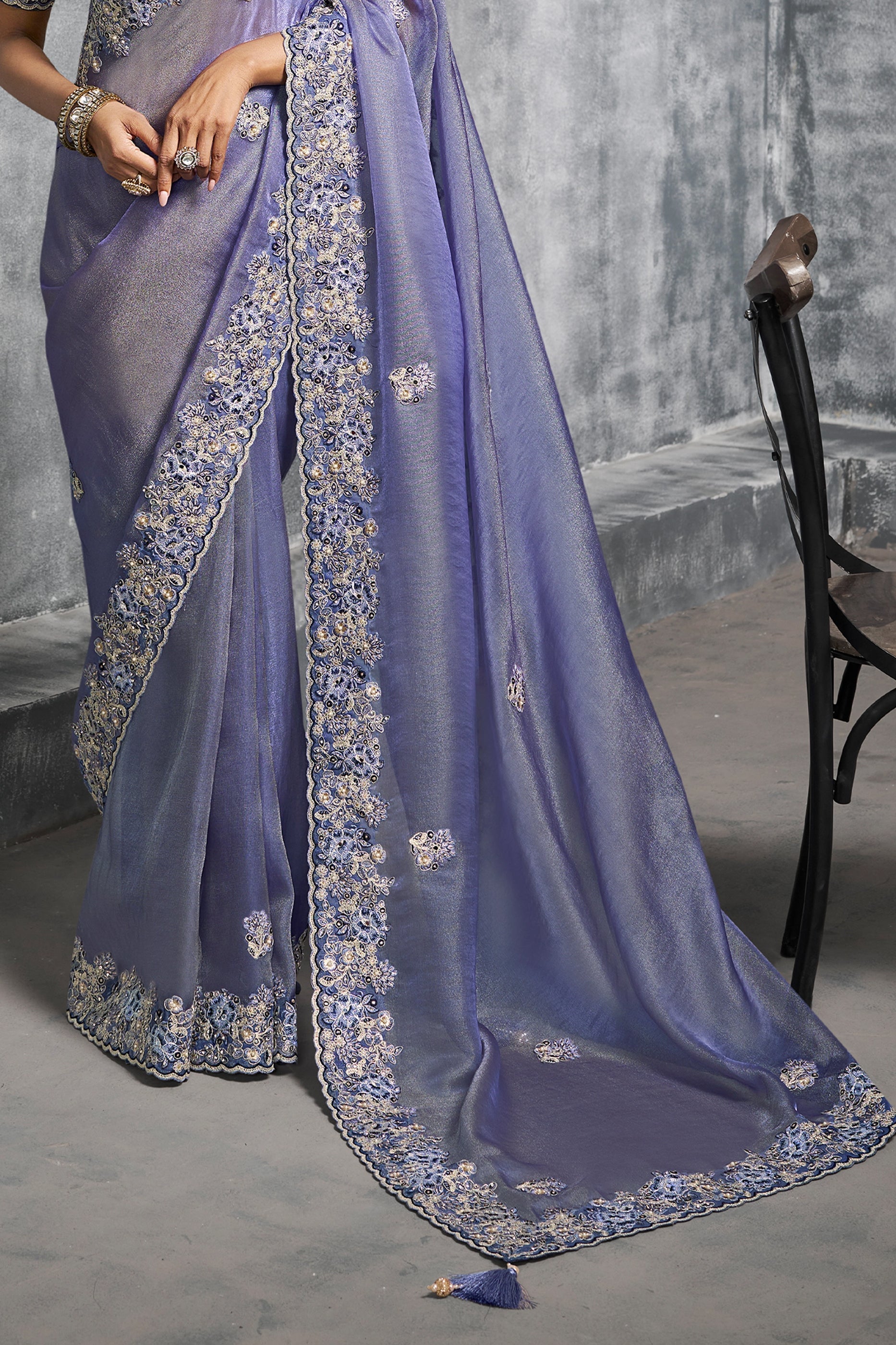 Lavender Embroidered Tissue Silk Saree-SAR10456_5_SareeButa.com
