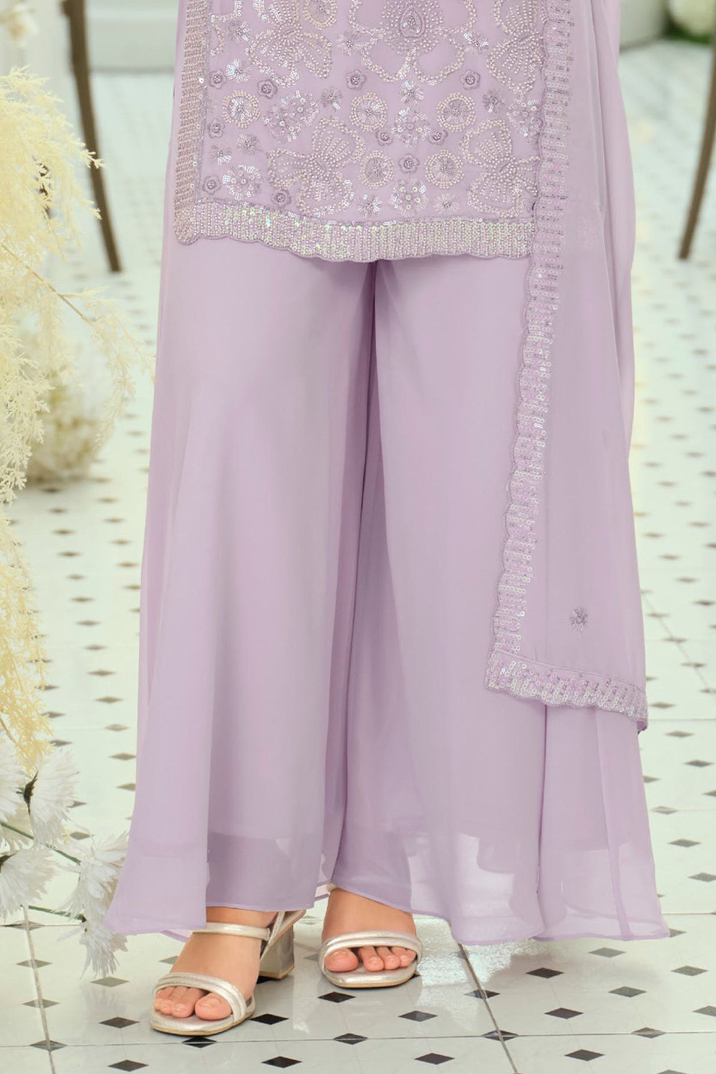Lavender Readymade Embroidered Georgette Suit-SAR12008_5_SareeButa.com
