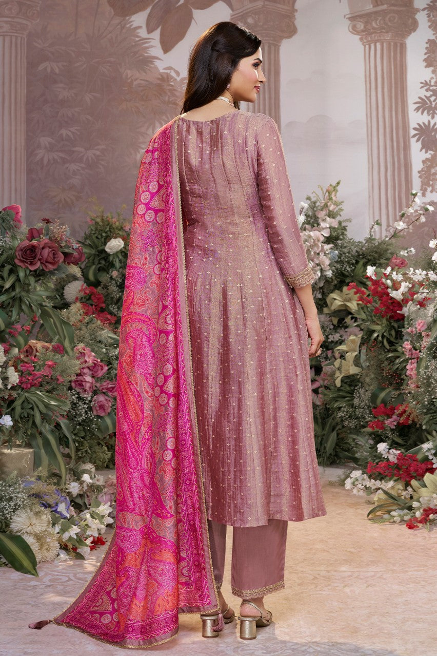 Lavender Readymade Tissue Silk Anarkali Suit-SS980_4_SareeButa.com