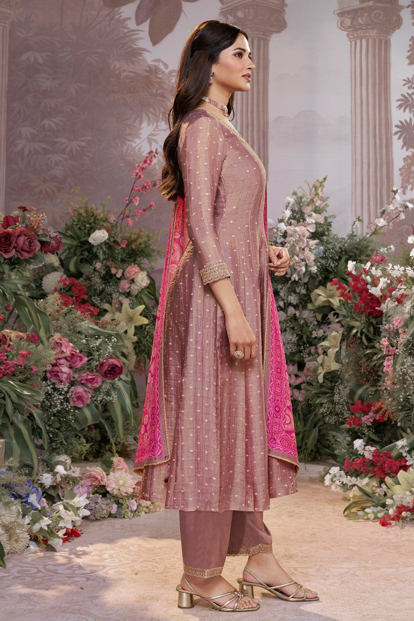 Lavender Readymade Tissue Silk Anarkali Suit-SS980_5_SareeButa.com