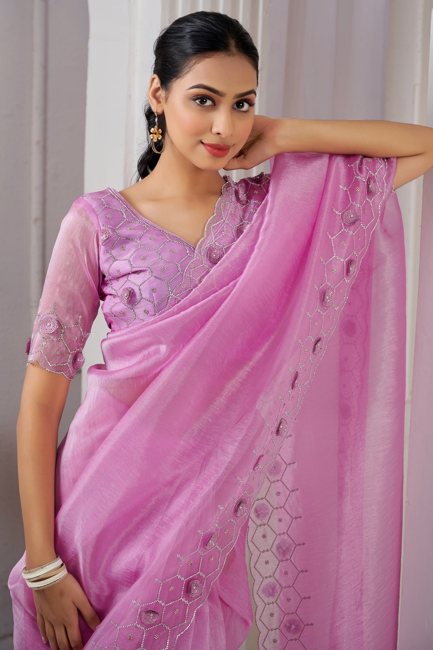 lavender-stone-work-organza-saree-zb133475_6_Sareebuta.com