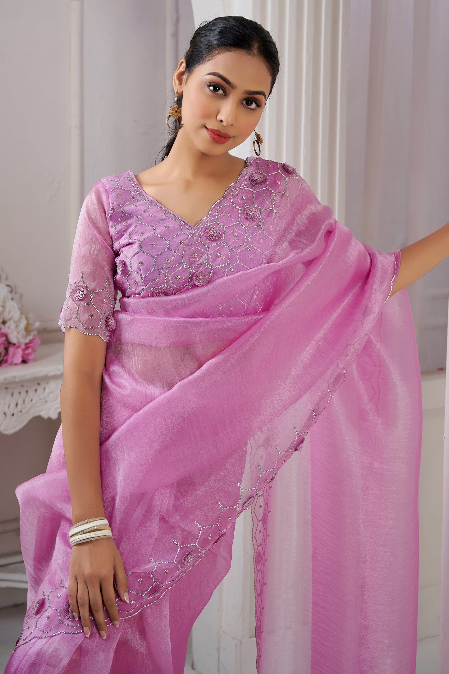 lavender-stone-work-organza-saree-zb133475_7_Sareebuta.com