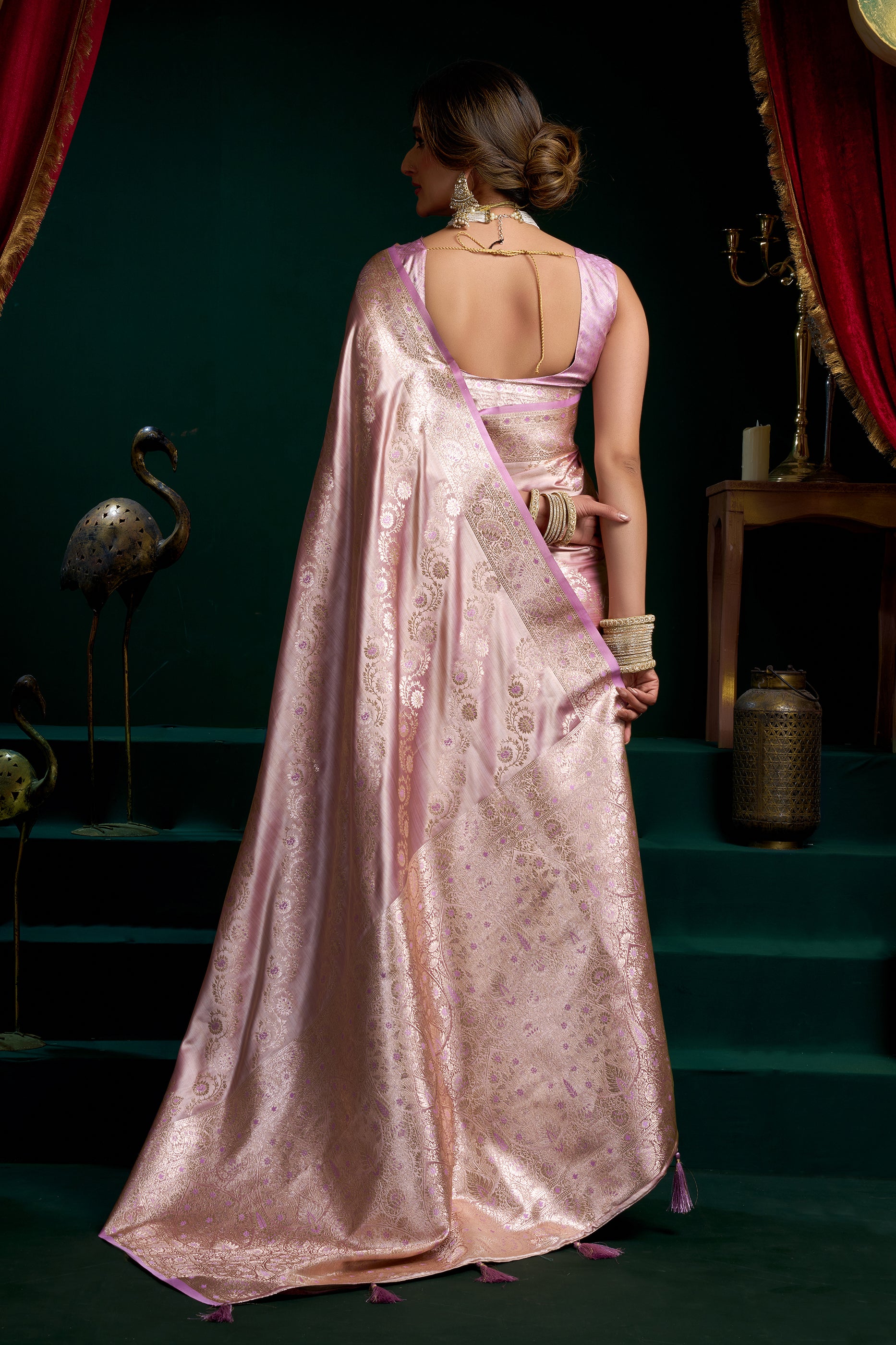 Lavender Woven Satin Silk Saree-SAR12682_5_SareeButa.com