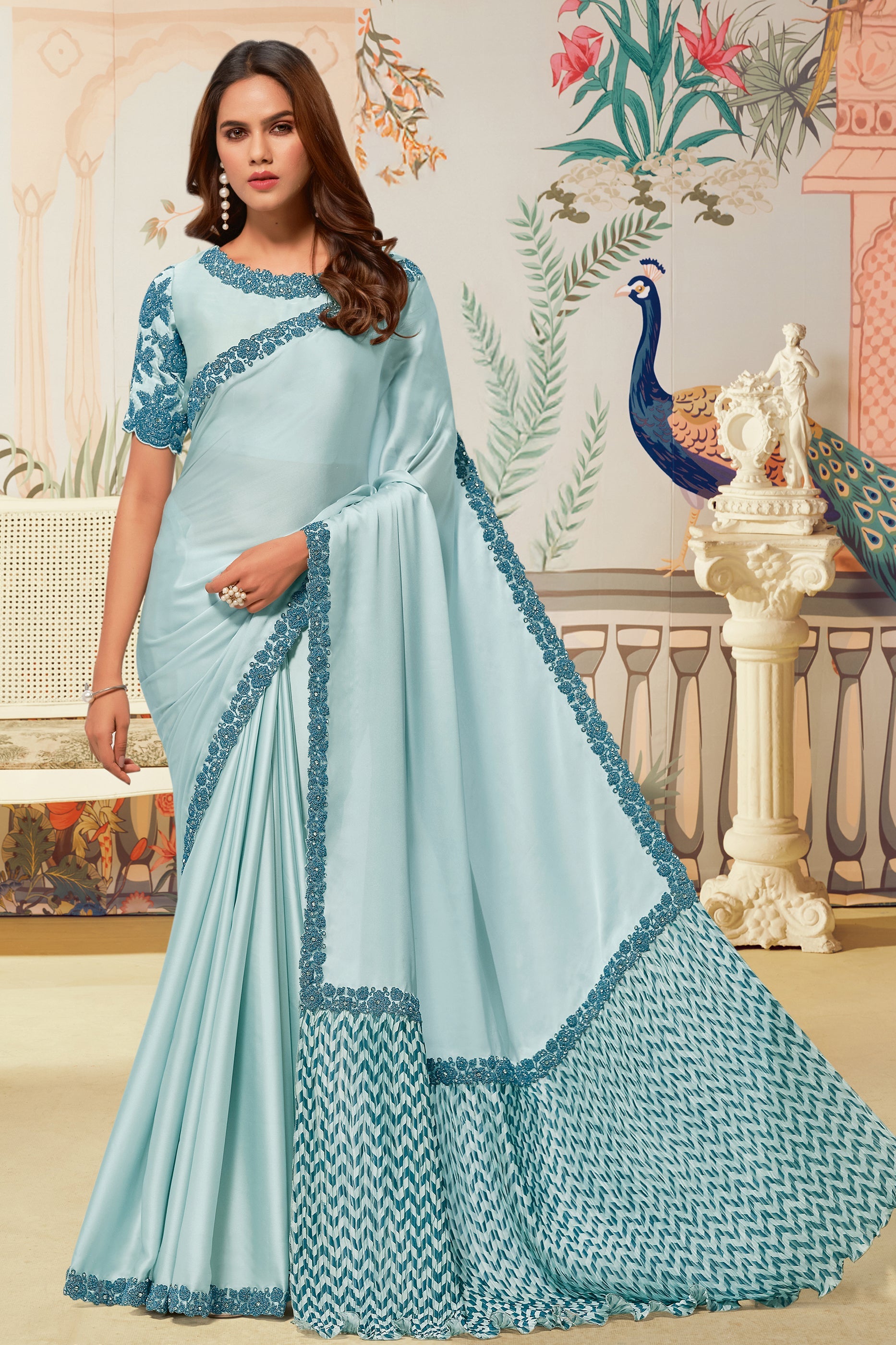 Light Blue Crepe Satin Silk Saree-SAR10481_1_SareeButa.com