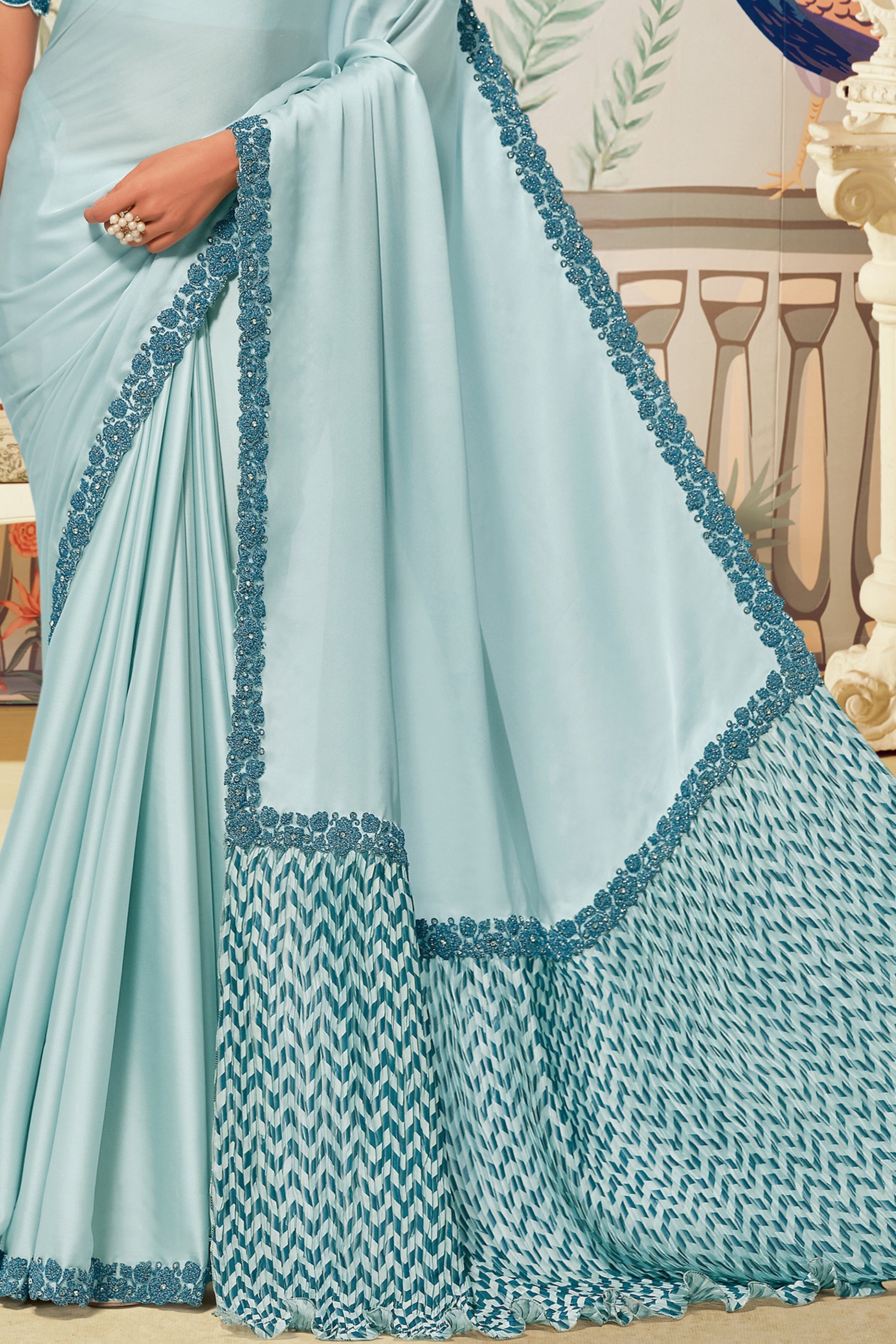 Light Blue Crepe Satin Silk Saree-SAR10481_3_SareeButa.com