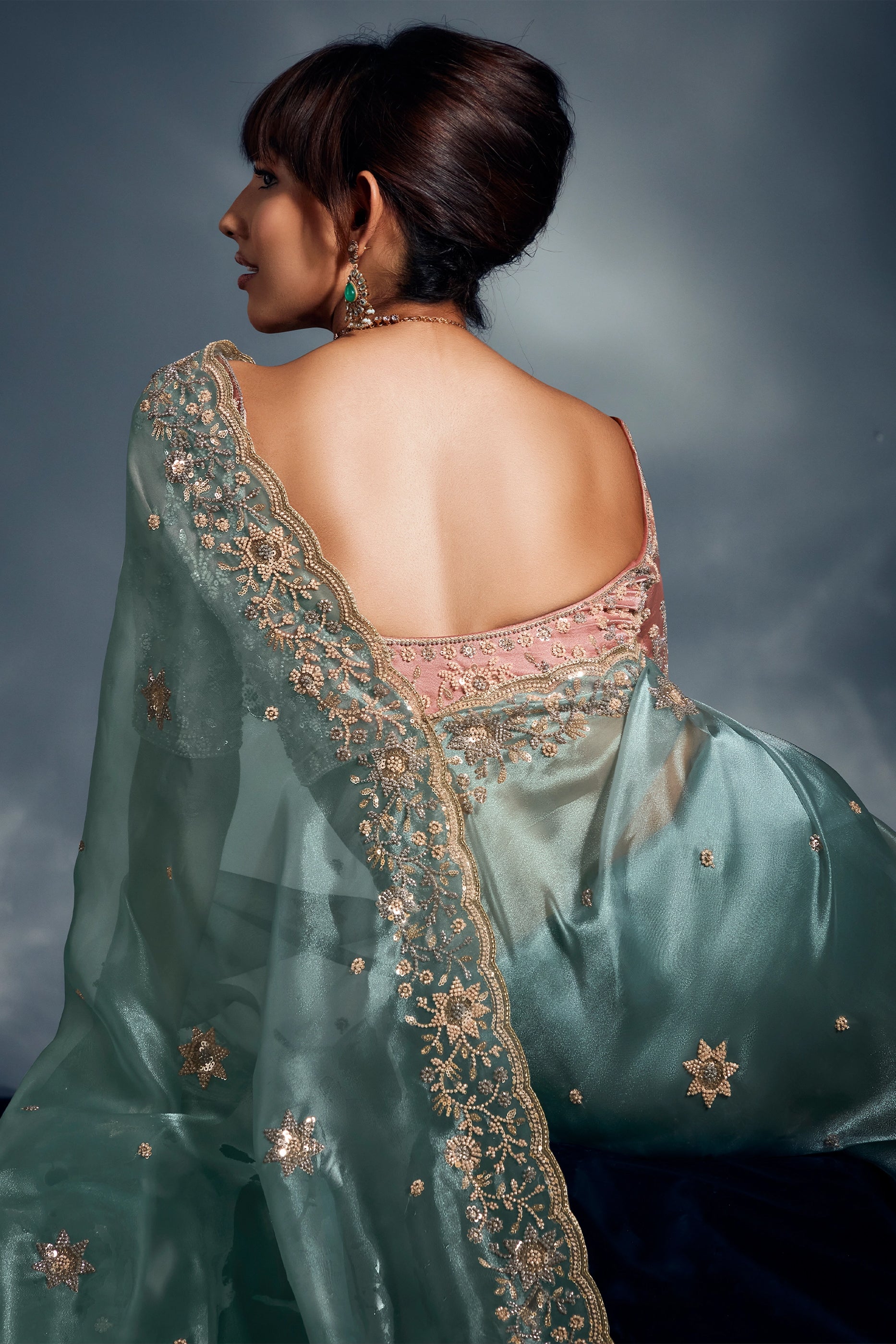 Light Blue Embroidered Tissue Silk Saree-SAR10212_3_SareeButa.com