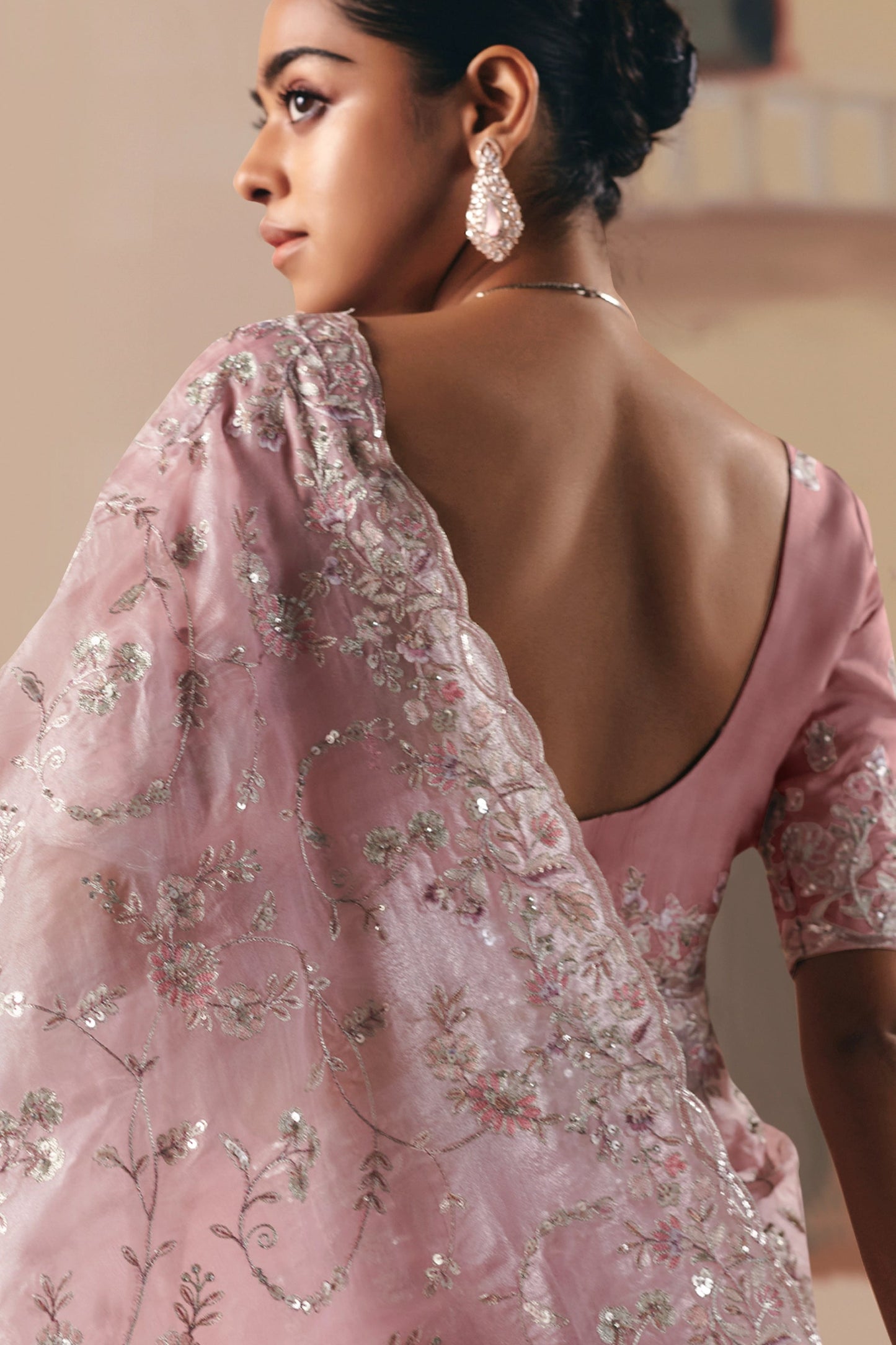 Light Pink Embroidered Organza Saree-SAR10551_3_SareeButa.com
