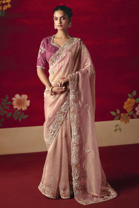 Light Pink Embroidered Tissue Silk Saree-SAR11460_1_SareeButa.com