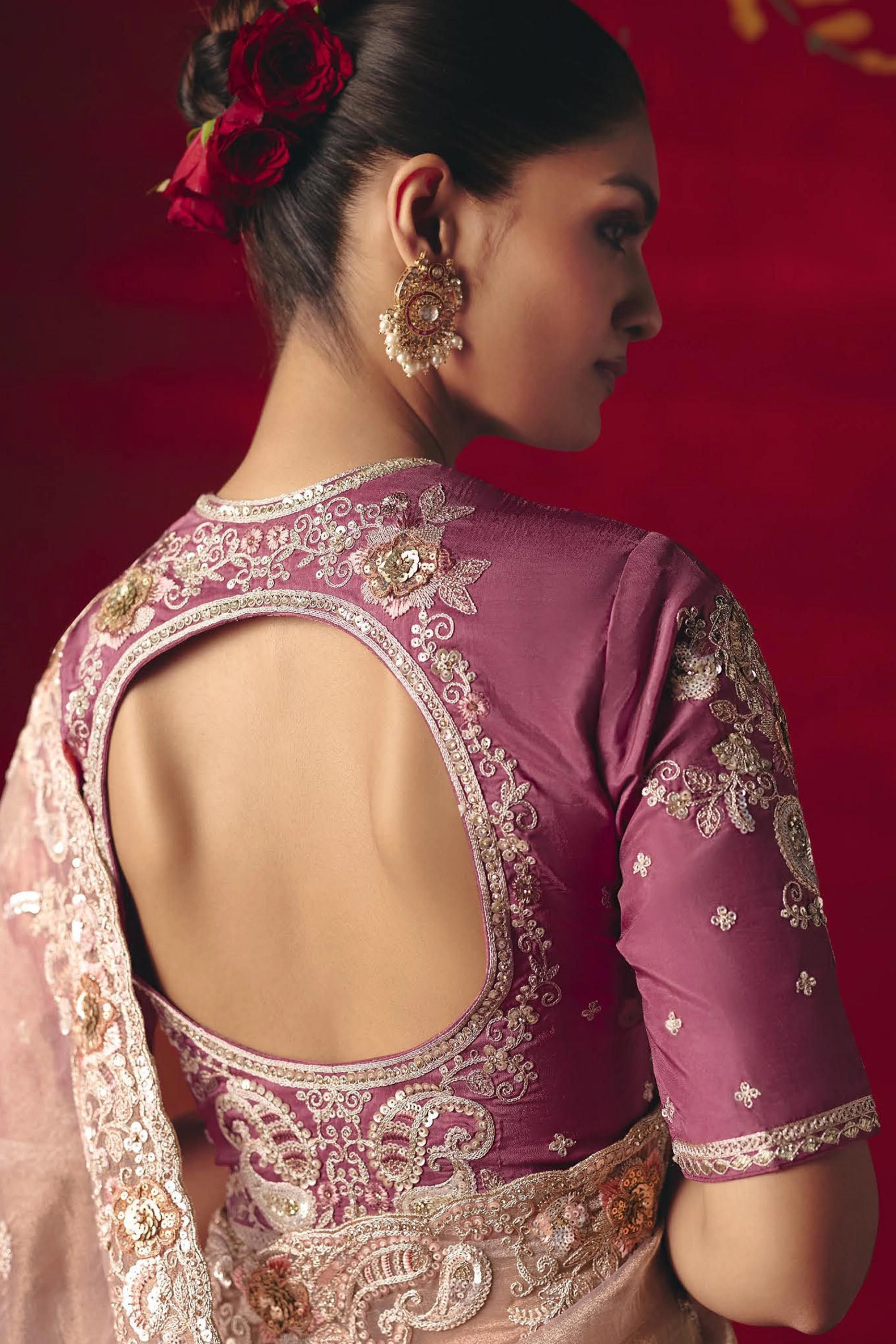 Light Pink Embroidered Tissue Silk Saree-SAR11460_4_SareeButa.com