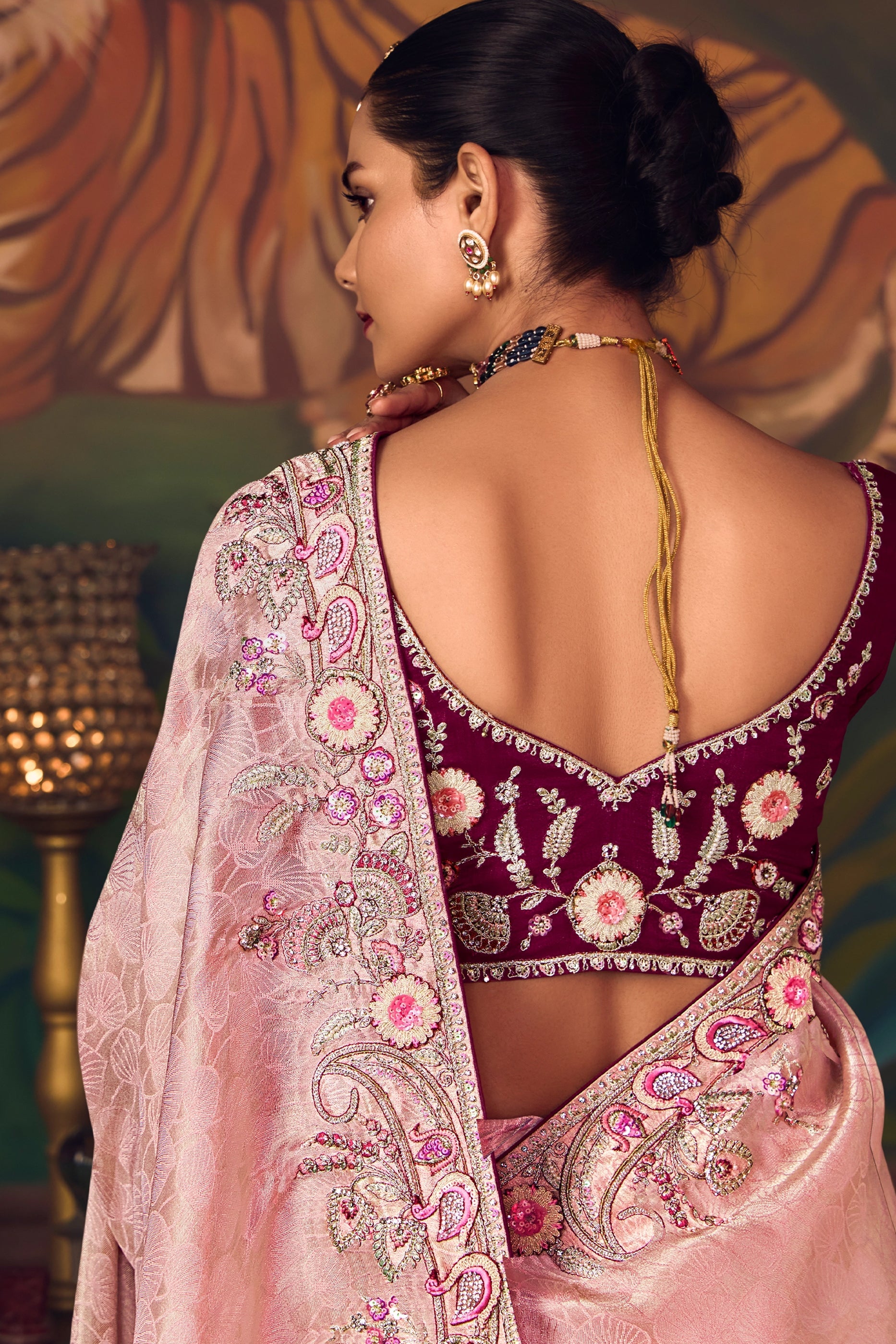 Light Pink Heavy Work Silk Saree-SAR10986_4_SareeButa.com