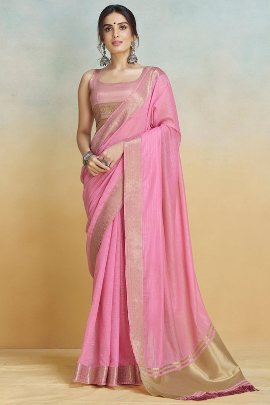 Light Pink Printed Khadi Silk Saree-ZB134473_1_SareeButa.com