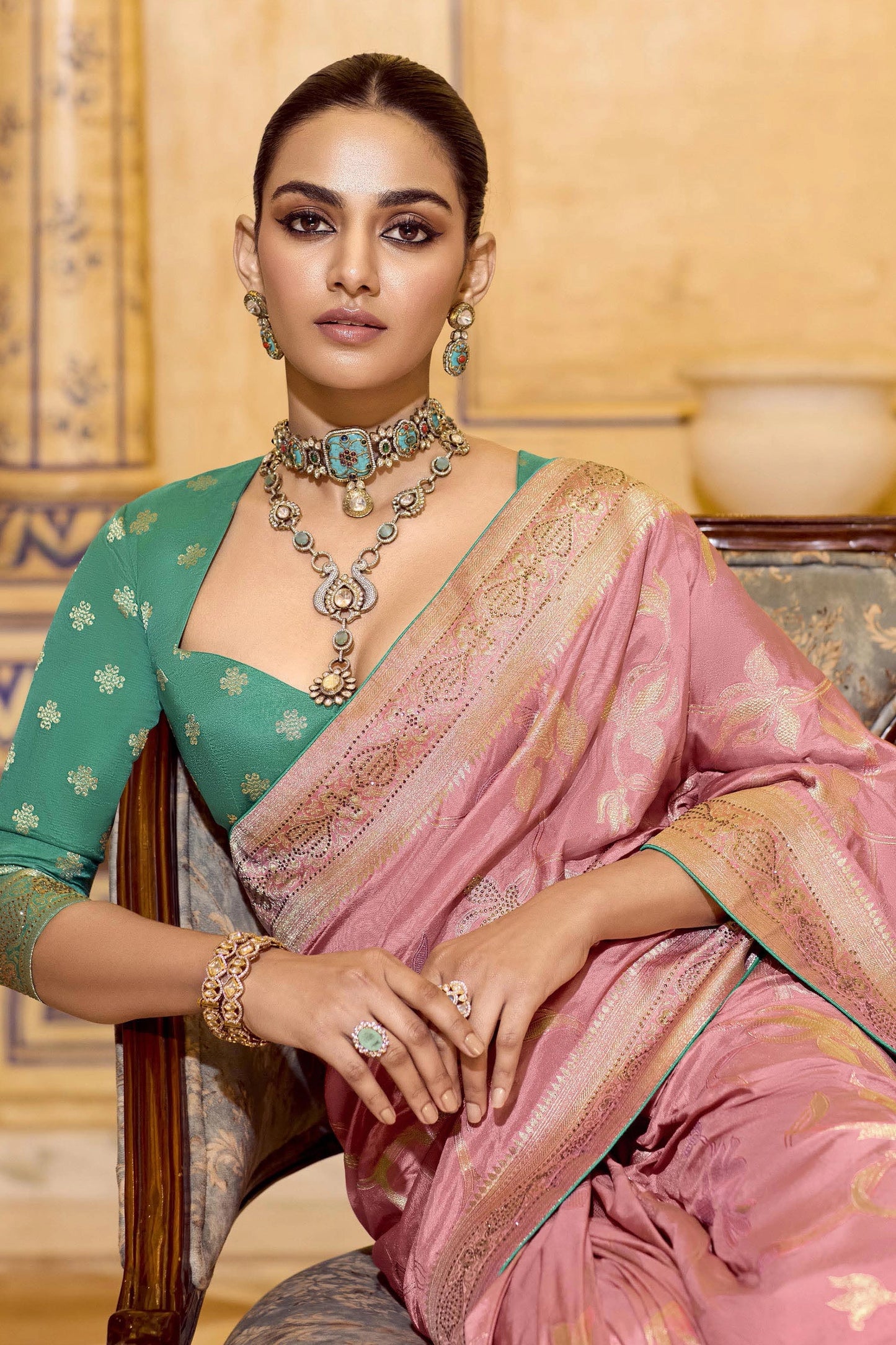 Light Pink Woven Crepe Silk Saree-SAR11168_3_SareeButa.com