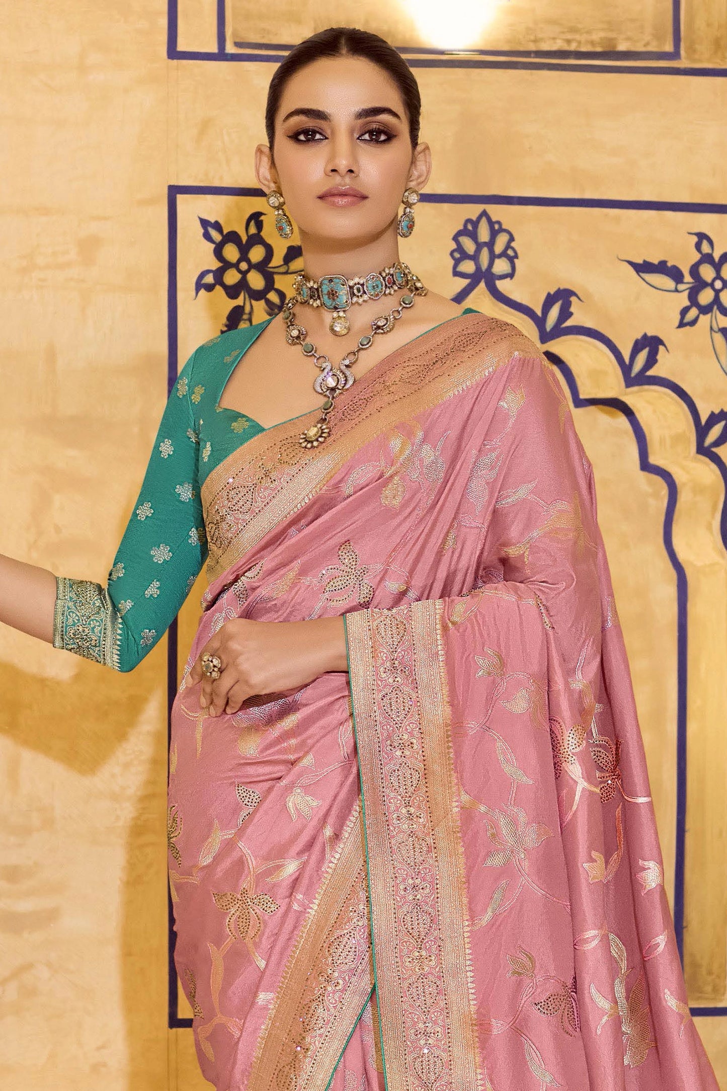 Light Pink Woven Crepe Silk Saree-SAR11168_5_SareeButa.com