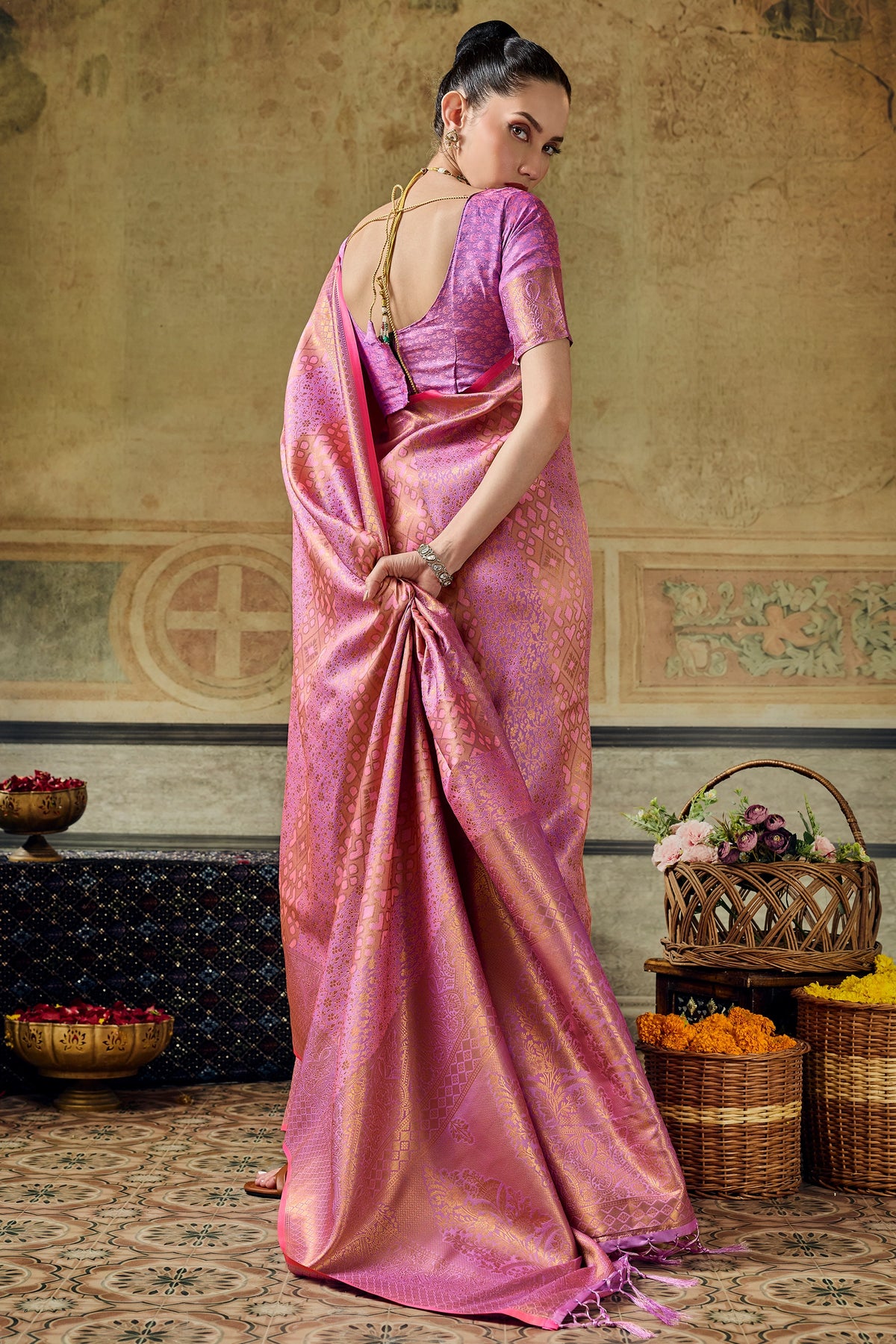 Light Pink Woven Silk Saree-SAR12916_3_SareeButa.com