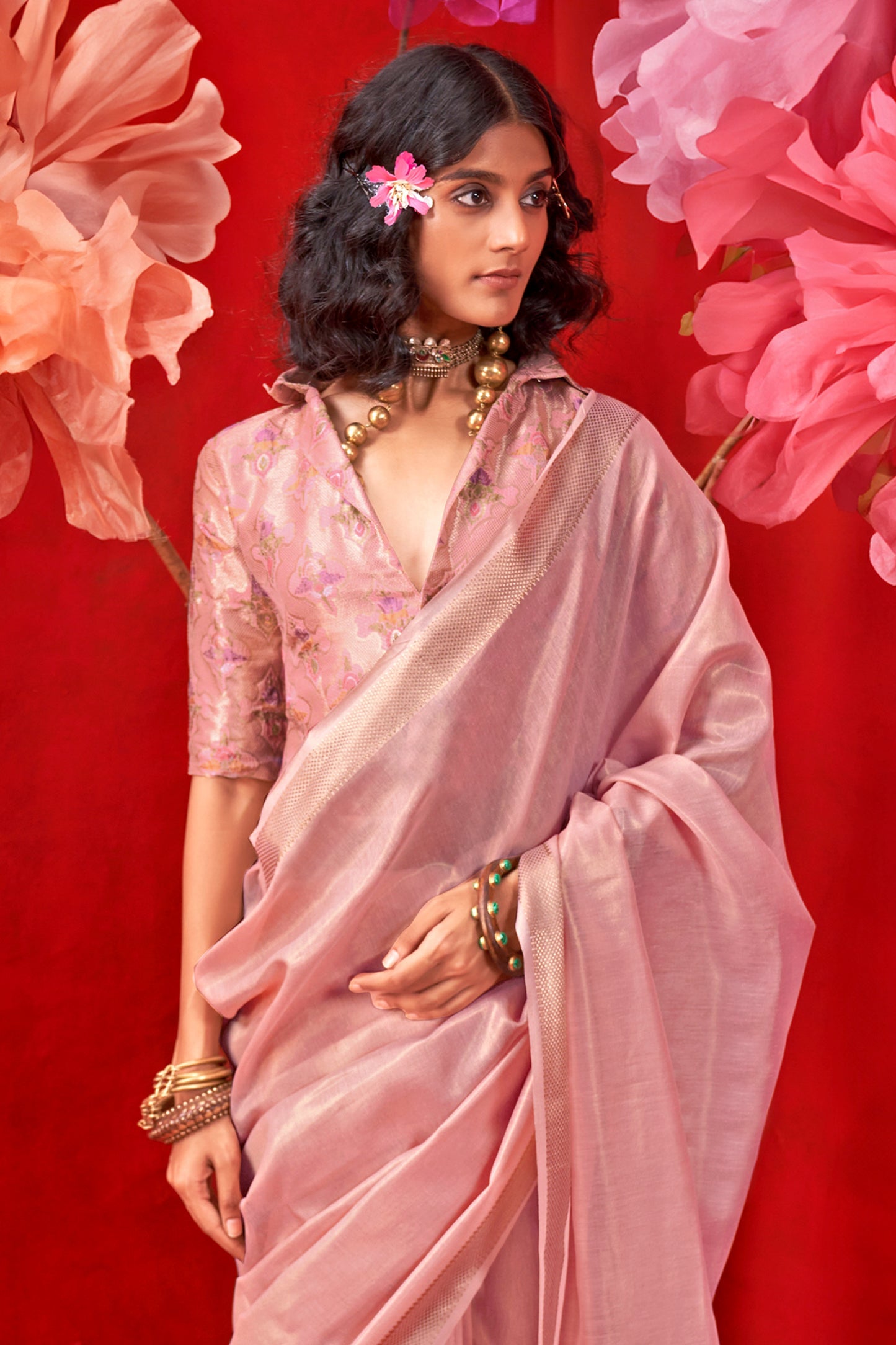 Light Pink Woven Tissue Silk Saree-SAR12398_3_SareeButa.com