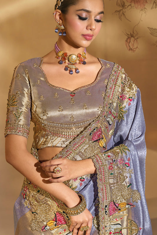Light Purple Embroidered Woven Silk Saree-SAR10612_2_SareeButa.com