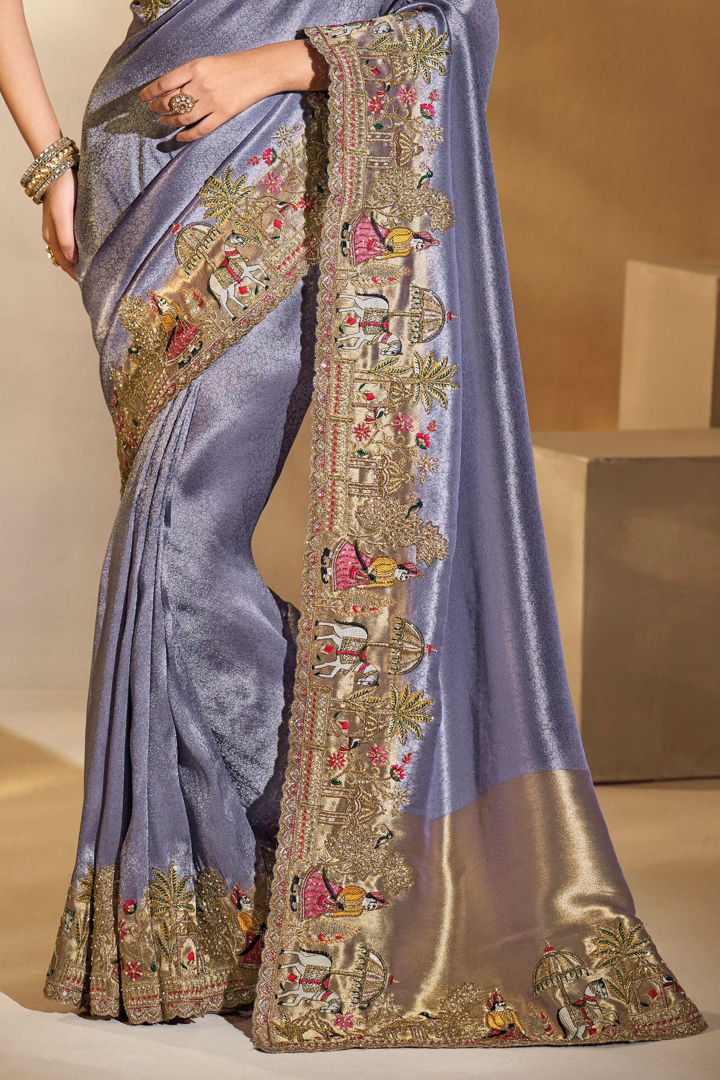 Light Purple Embroidered Woven Silk Saree-SAR10612_5_SareeButa.com