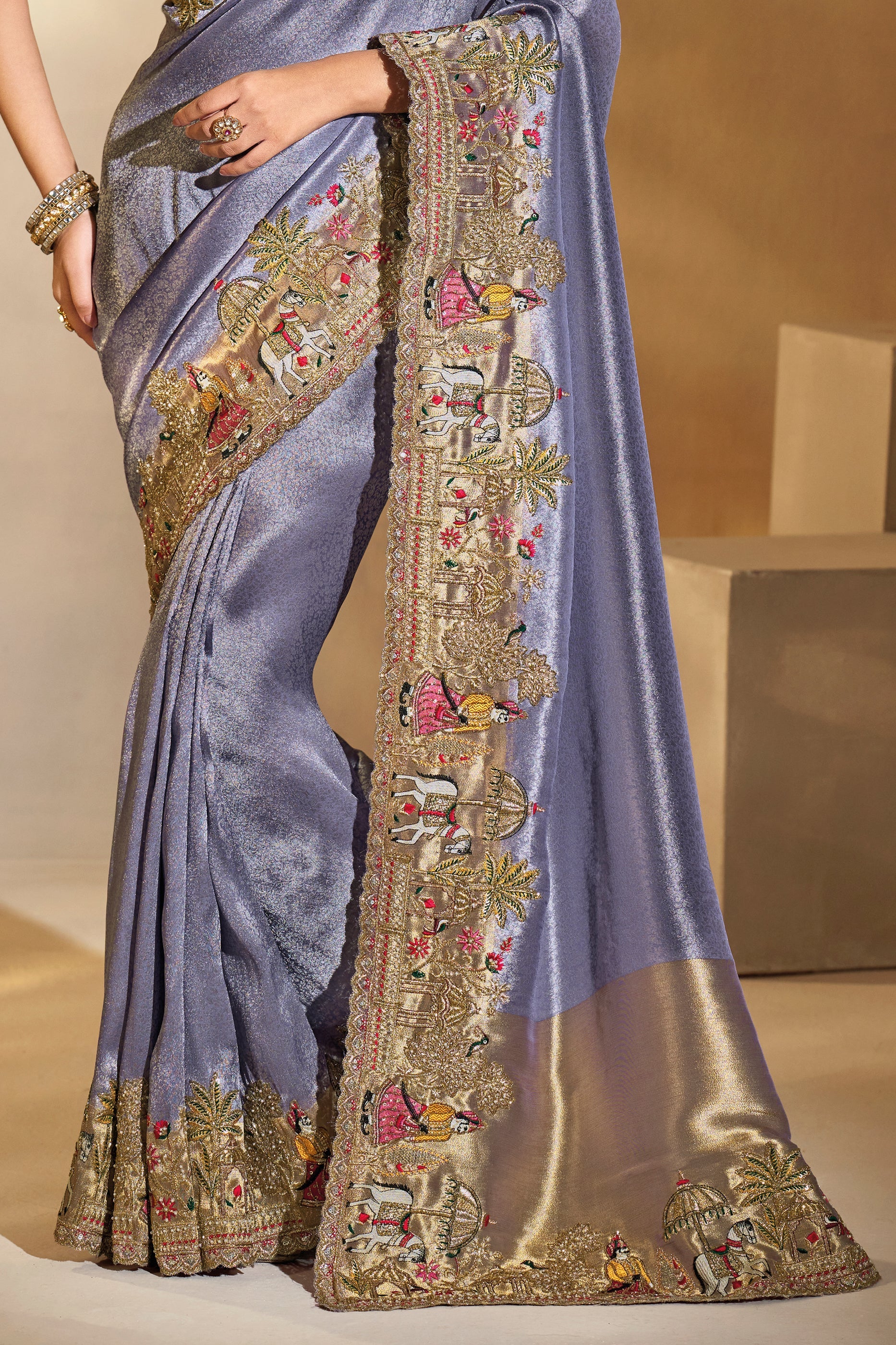Light Purple Embroidered Woven Silk Saree-SAR10612_5_SareeButa.com