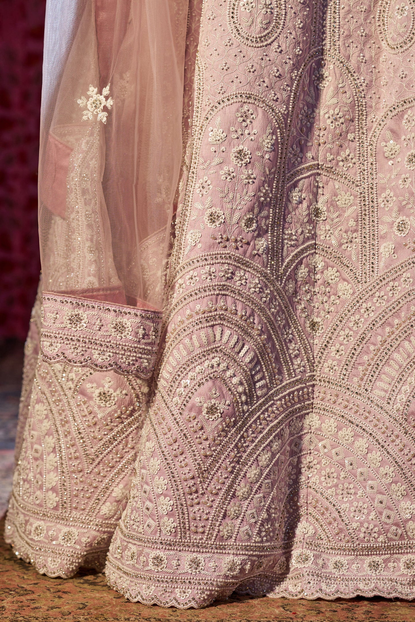 Lilac Semi Stitched Heavy Work Silk Lehenga-LC108_6_SareeButa.com
