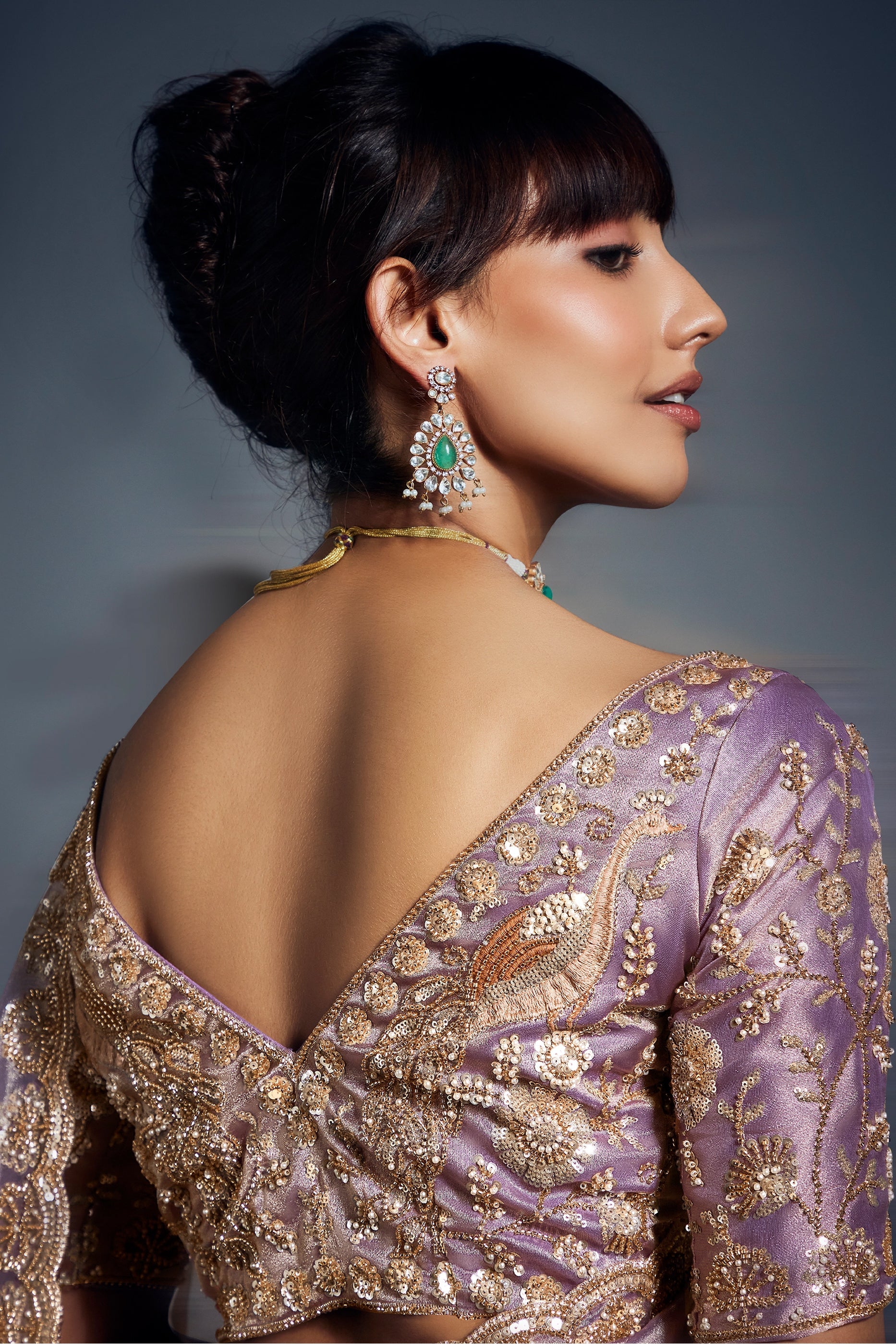 Lilac Purple Embroidered Tissue Silk Saree-SAR10219_4_SareeButa.com