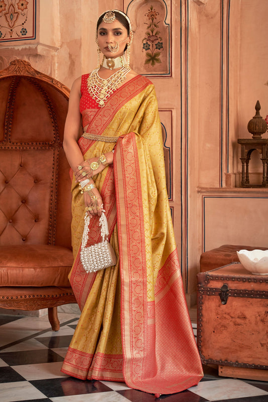 lime-yellow-banarasi-silk-saree-zb130843_1_SareeButa.com