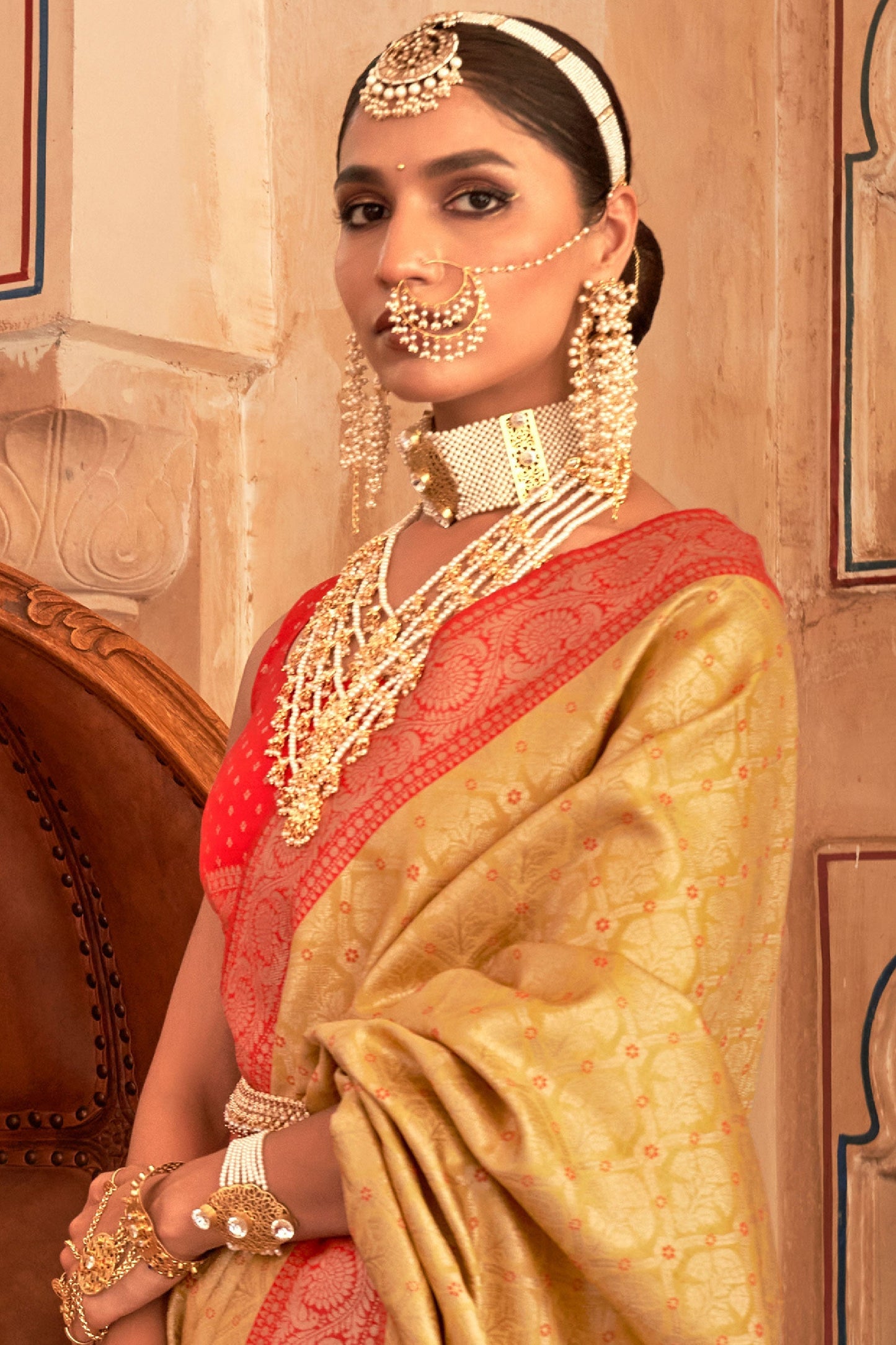 lime-yellow-banarasi-silk-saree-zb130843_2_SareeButa.com