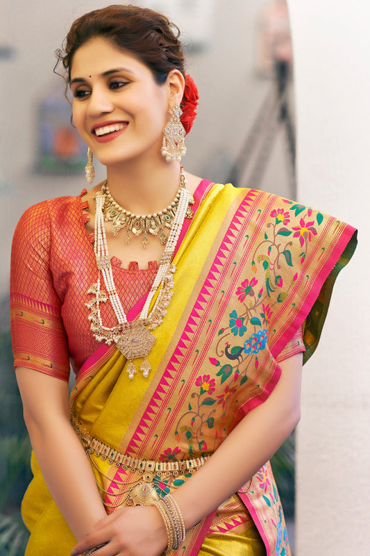 lime-green-silk-paithani-saree-zb132384_2_SareeButa.com
