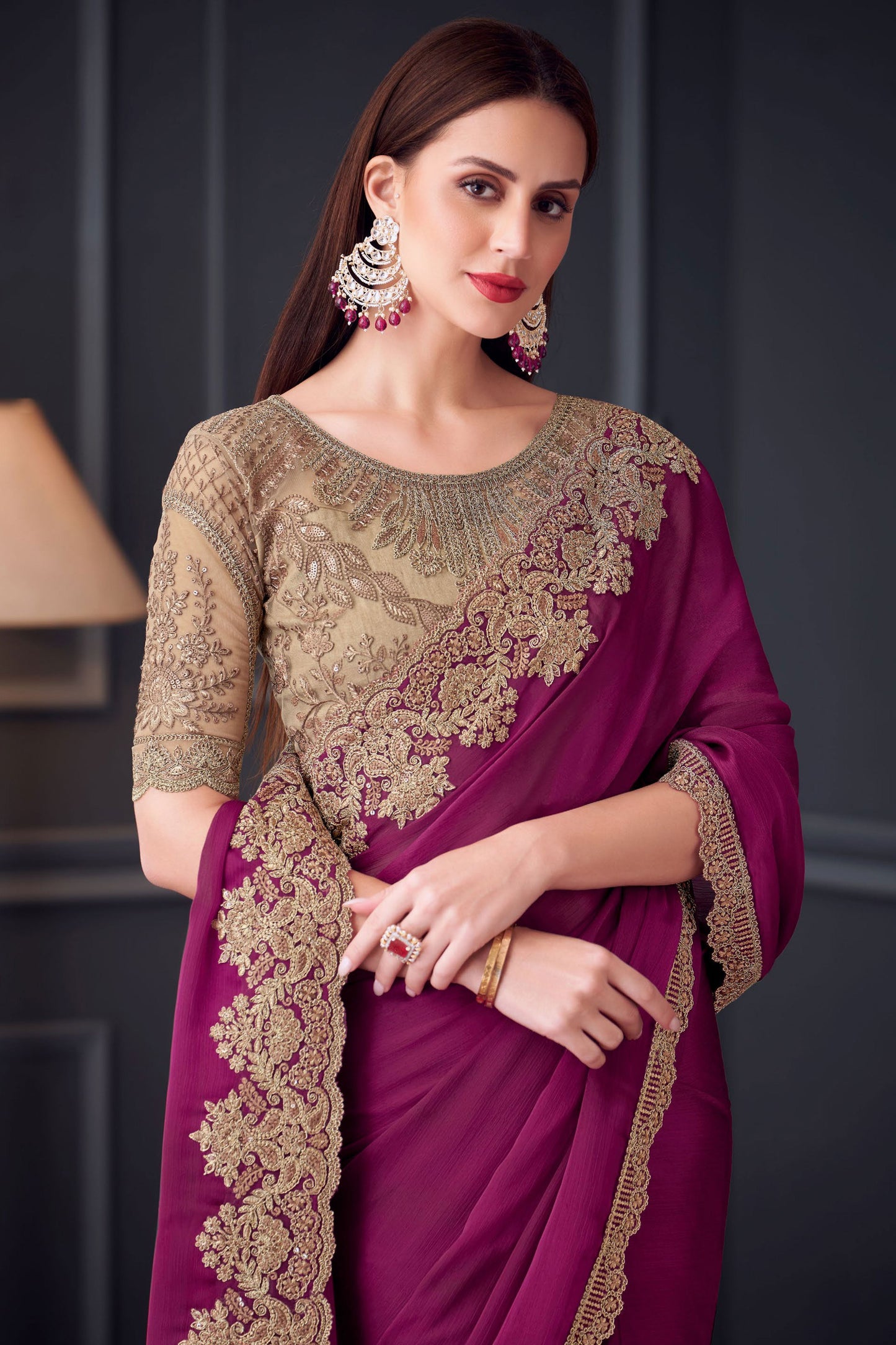 magenta-embroidered-chiffon-saree-zb132832_2_SareeButa.com