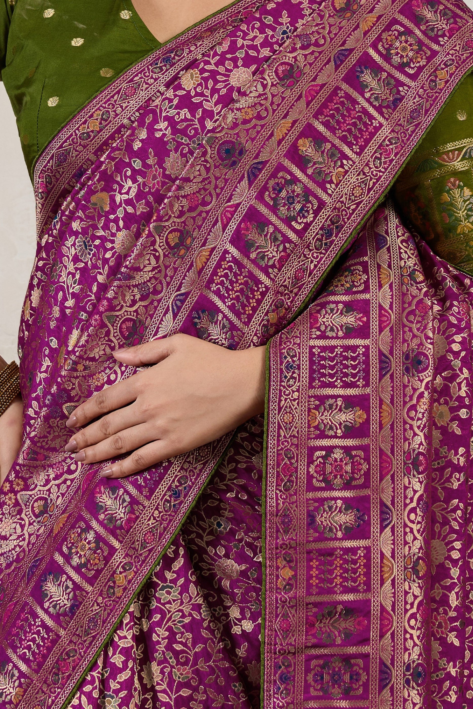 Magenta Pink Woven Soft Silk Saree-SAR10547_3_SareeButa.com