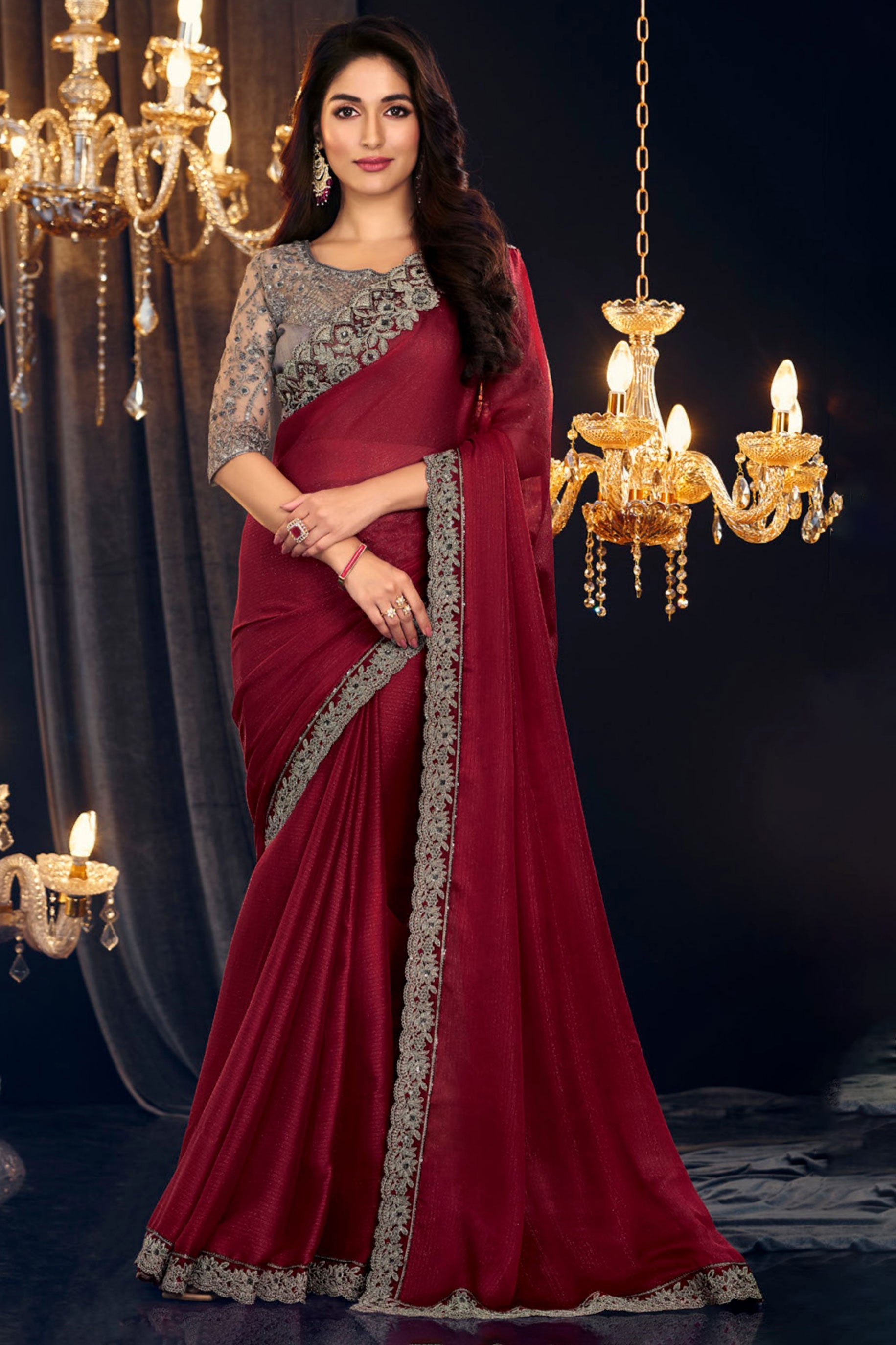 pink-shimmer-georgette-saree-zb131292_1_SareeButa.com