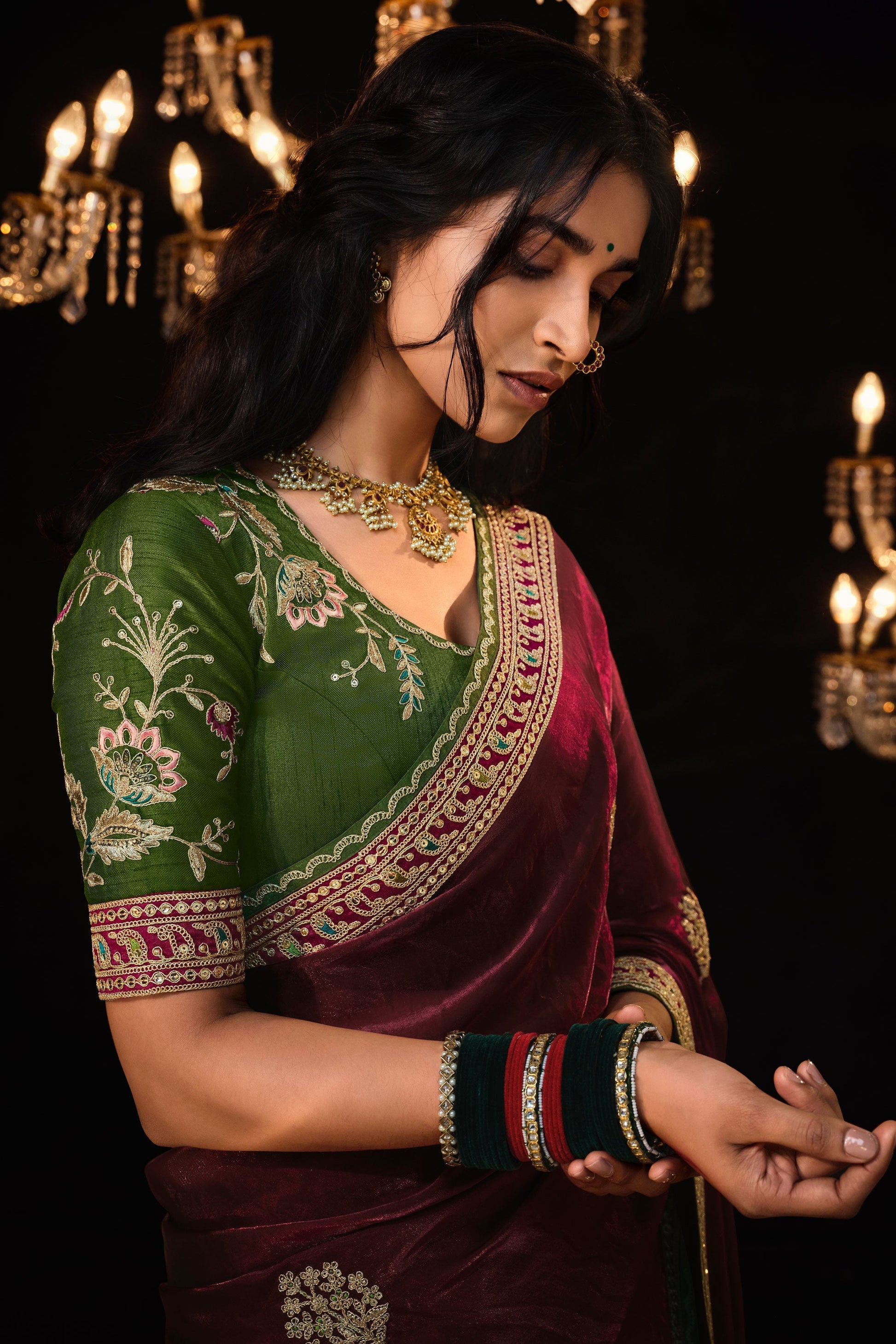 maroon-embroidered-organza-silk-saree-zb130855_2_SareeButa.com