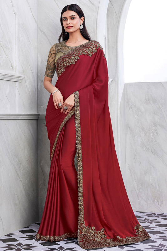 maroon-embroidered-silk-saree-zb132292_1_SareeButa.com