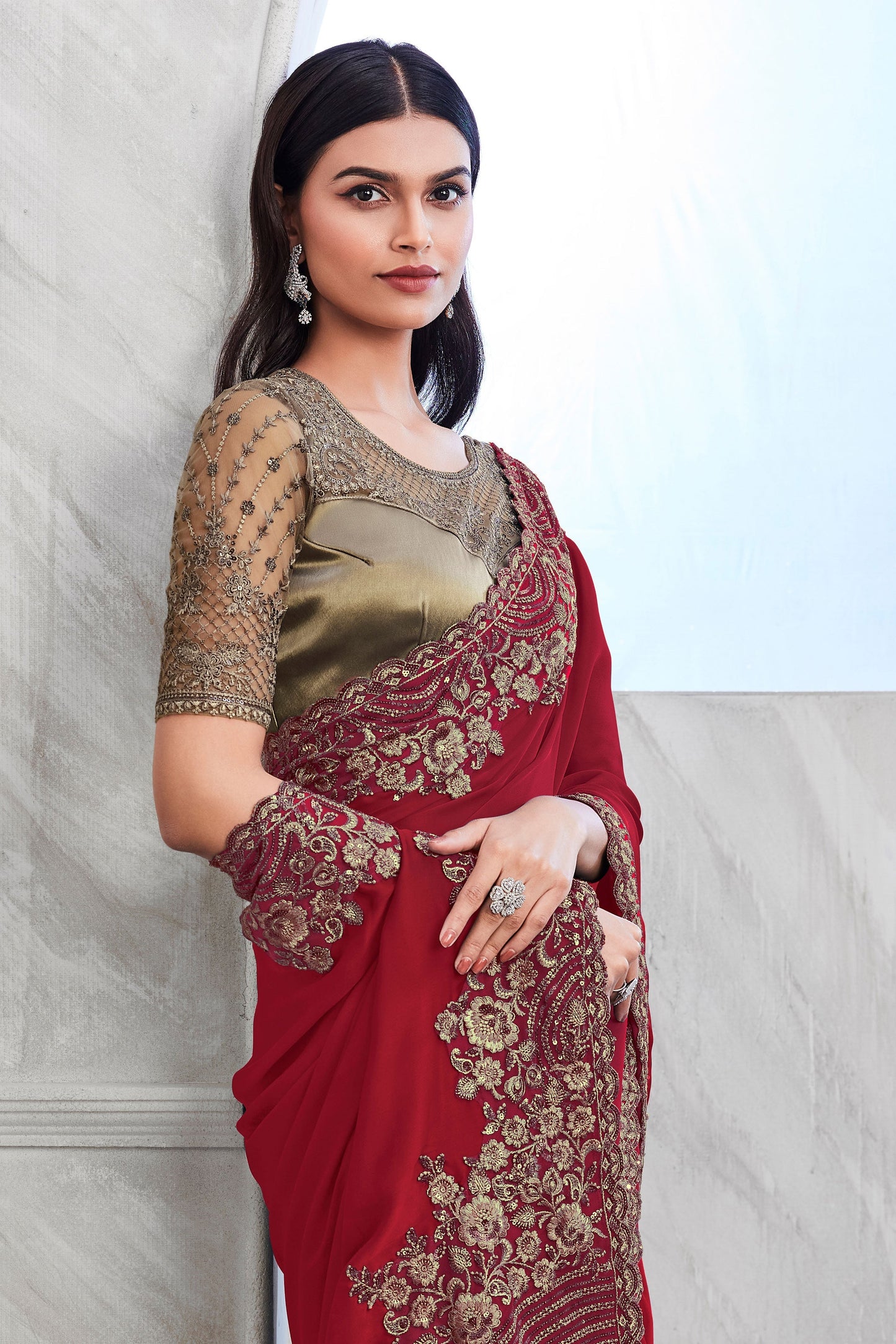 maroon-embroidered-silk-saree-zb132292_2_SareeButa.com